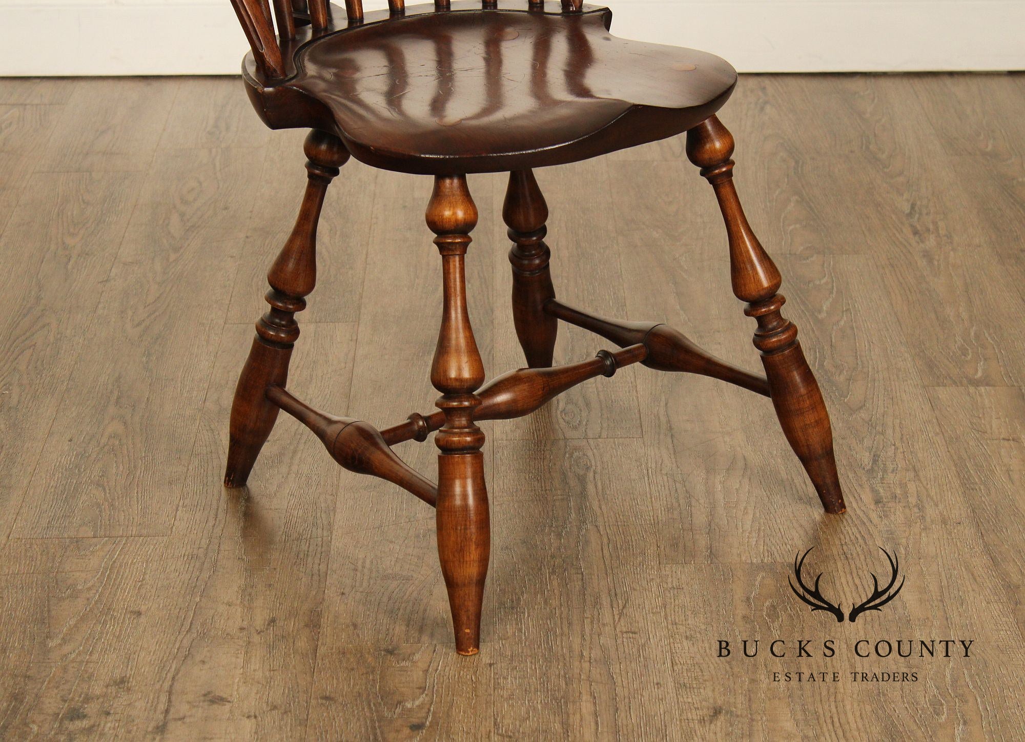 River Bend Chair Co. Brace Back Windsor Fan Back Side Chair