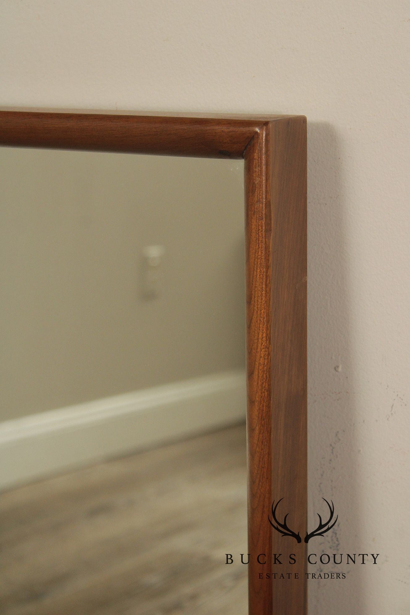 Mid Century Modern Walnut Dresser Mirror
