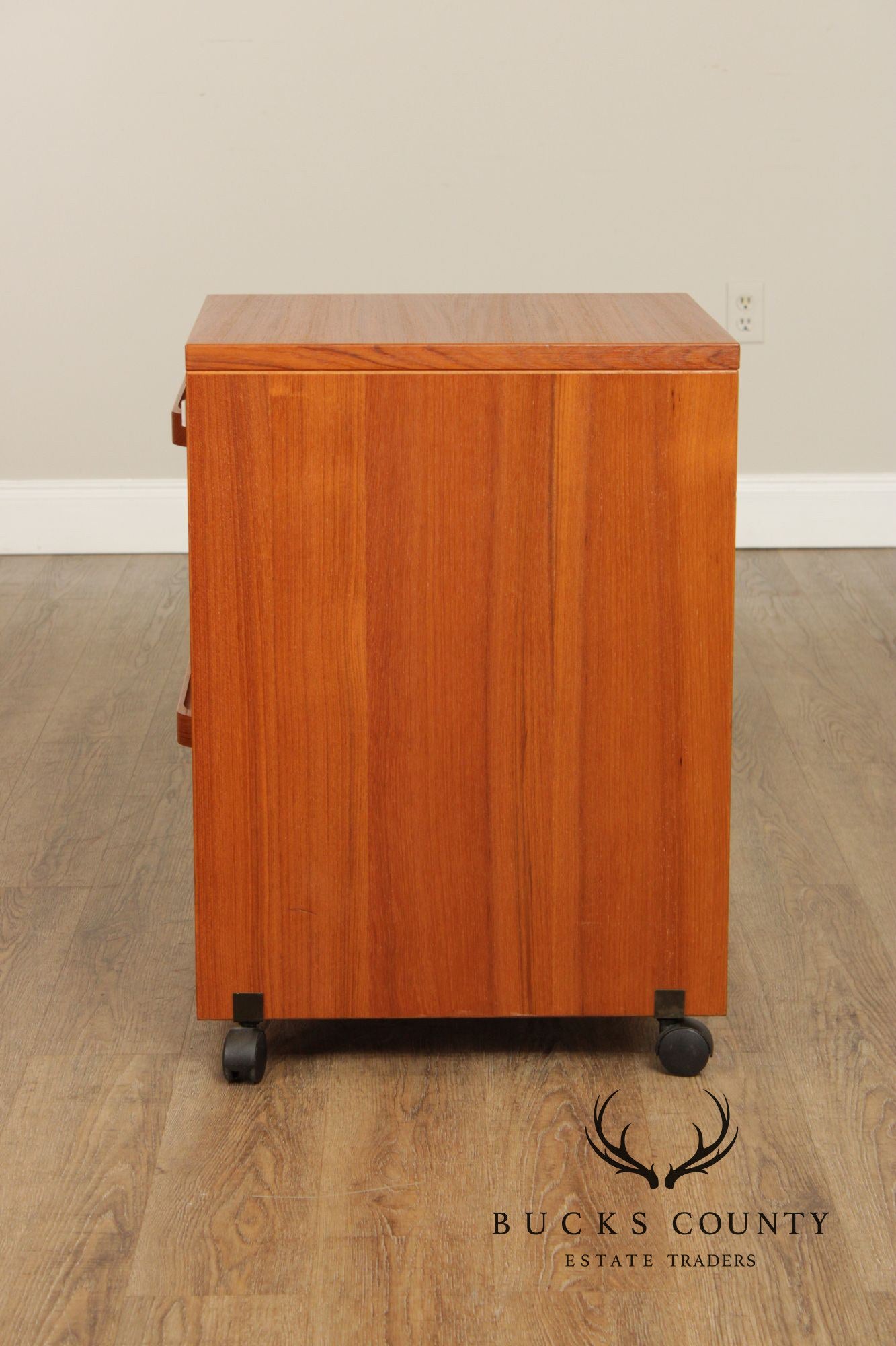 Danish Modern Teak Two-Drawer File Cabinet