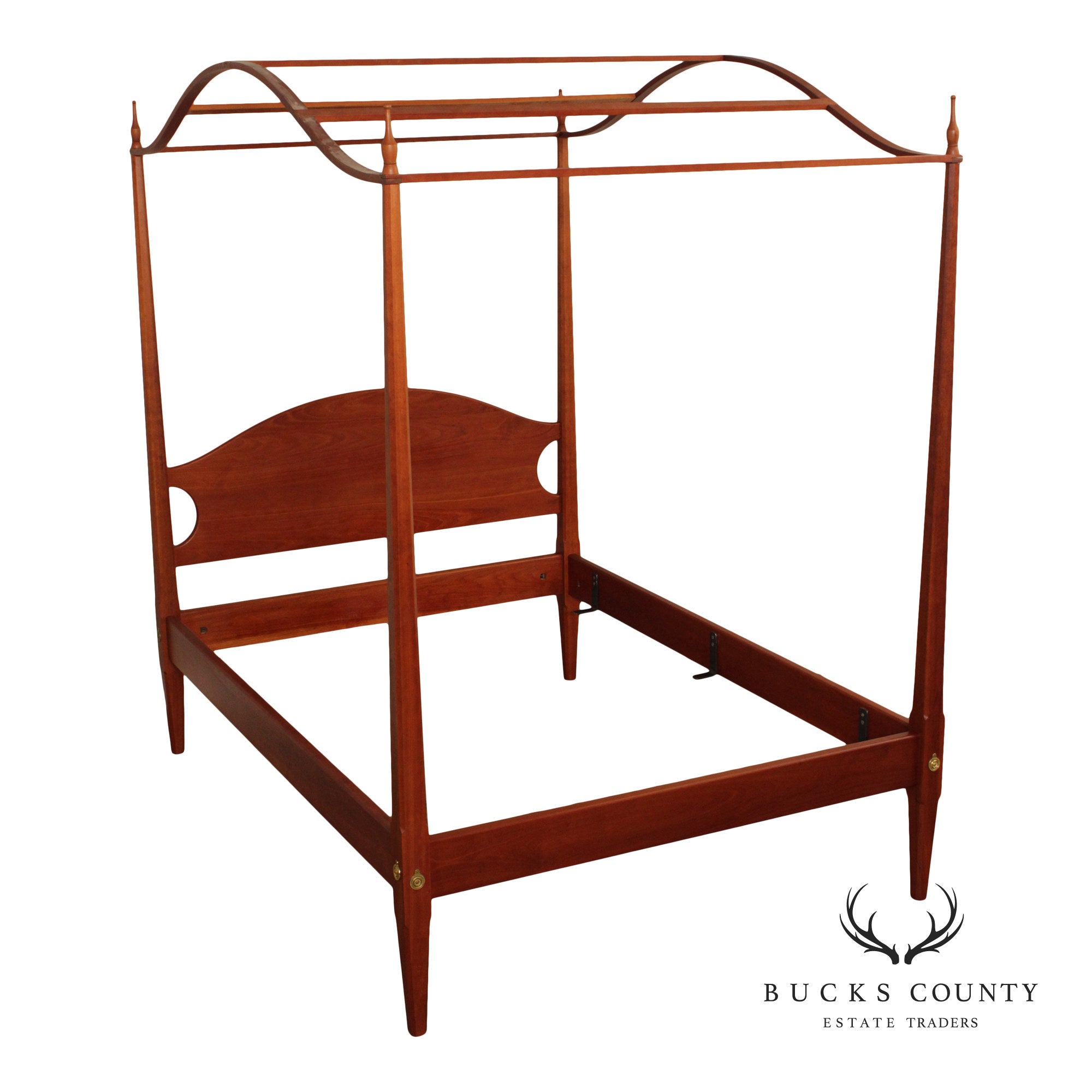 David Margonelli Custom Crafted Full Size Cherry Canopy Poster Bed