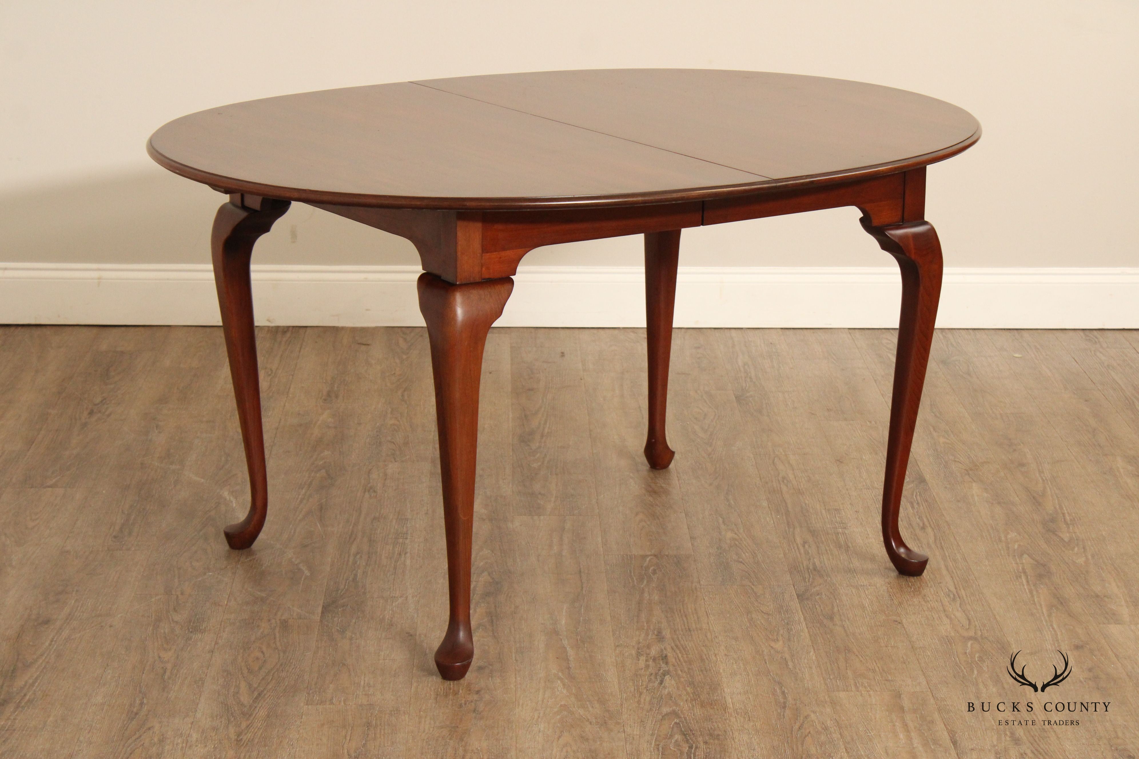 Pennsylvania House Queen Anne Style Cherry Extendable Dining Table