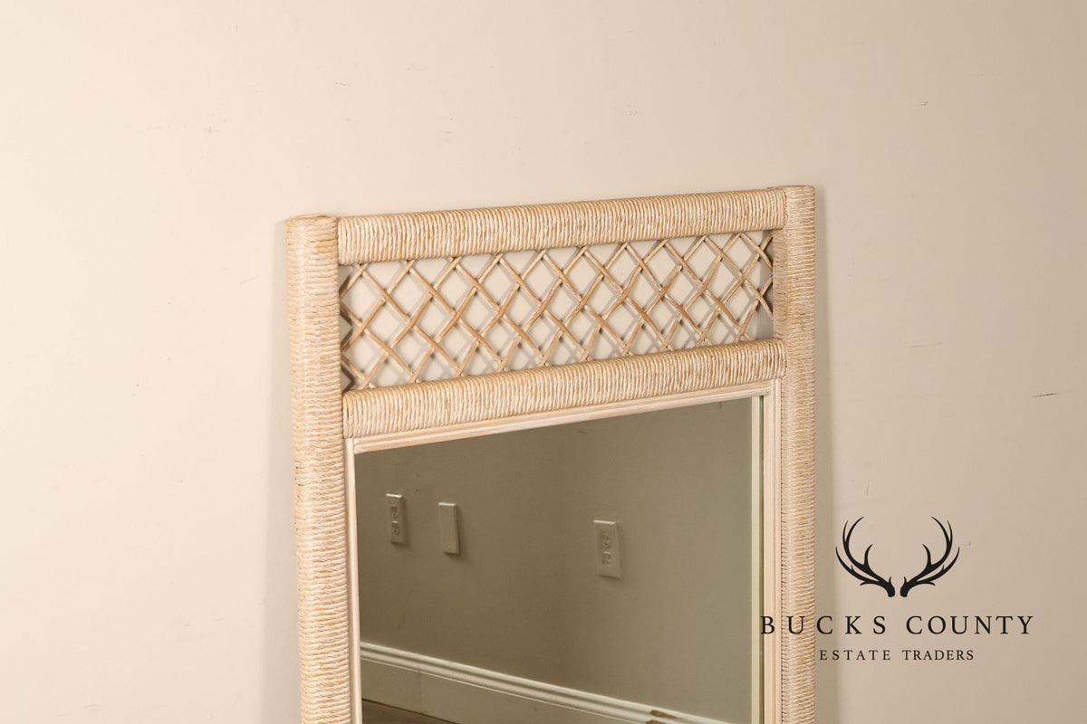 Lexington Henry Link Wicker Pier Mirror