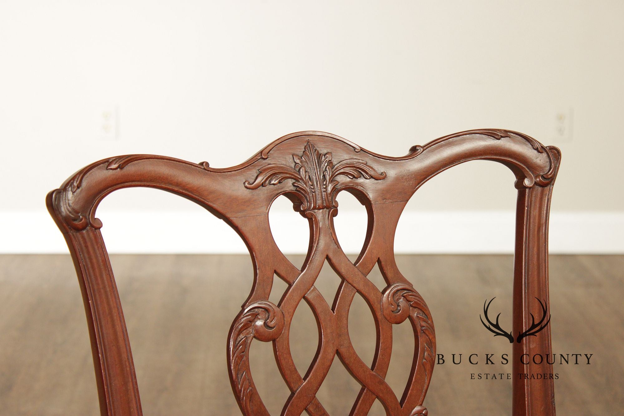 Chippendale Style Set of Six Mahogany Dining Chairs