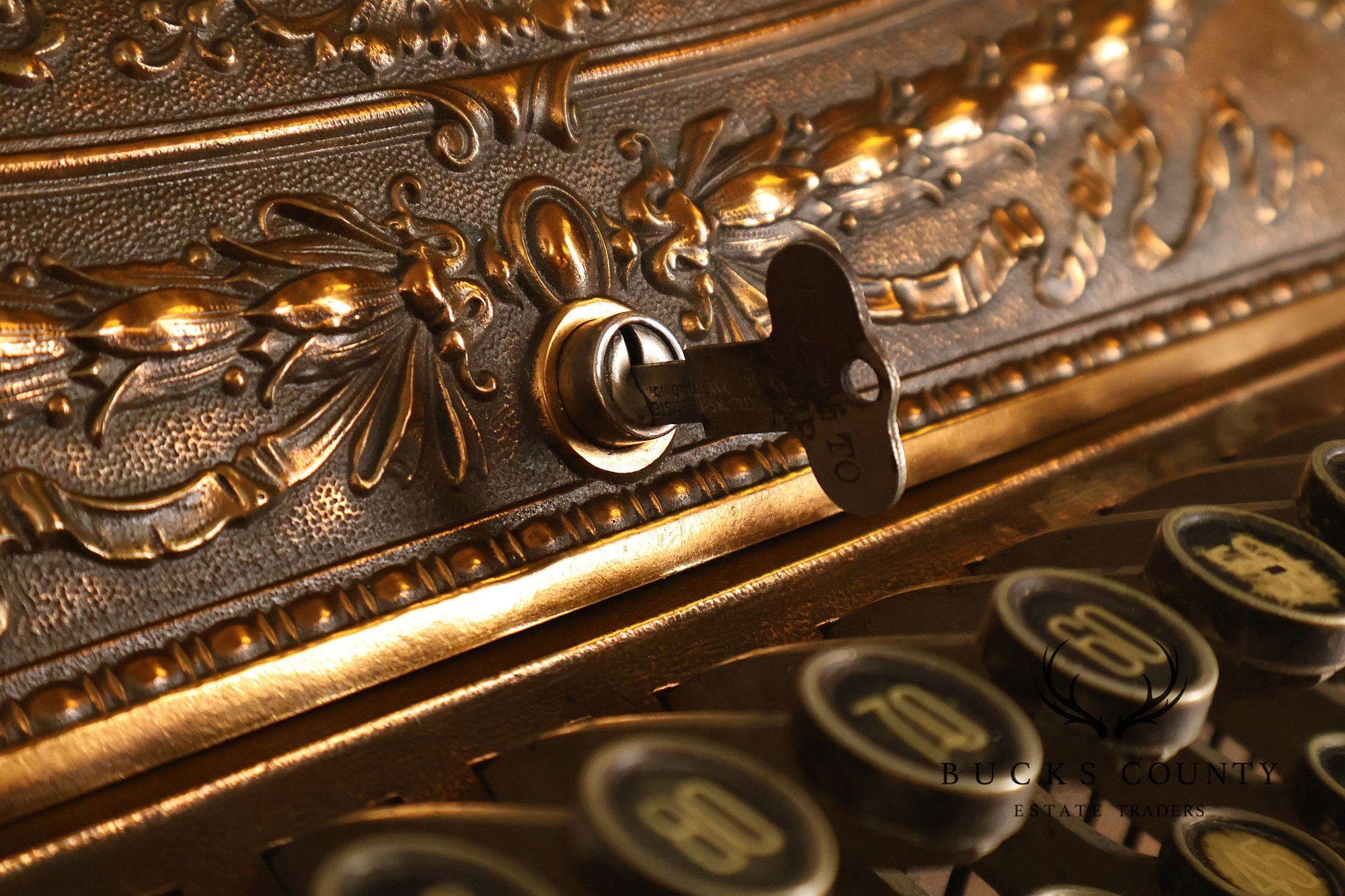National Cash Register Model 333 Brass Cash Register