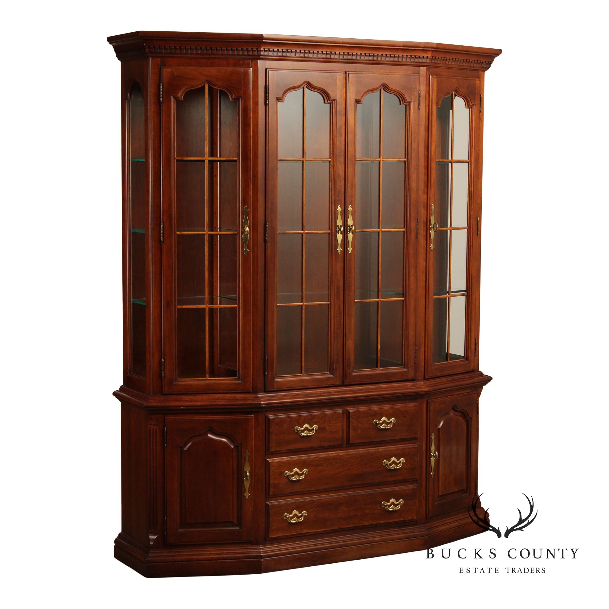 Thomasville Collector's Cherry China Cabinet