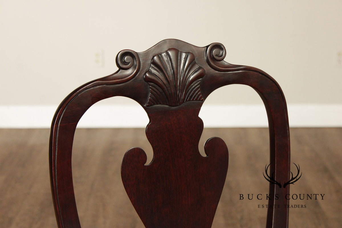 Stickley Colonial Williamsburg Set Of Six Mahogany Dining Chairs