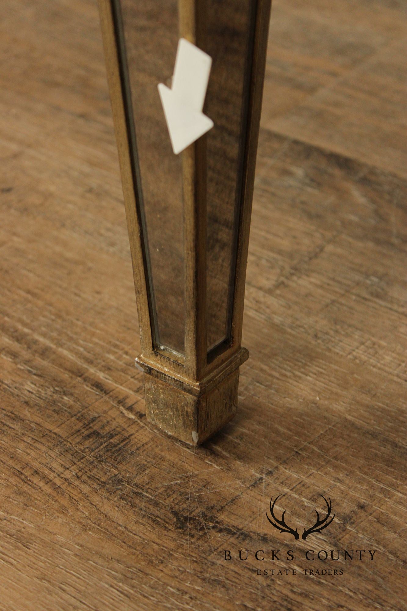 Ethan Allen Hollywood Regency Mirrored Coffee Table