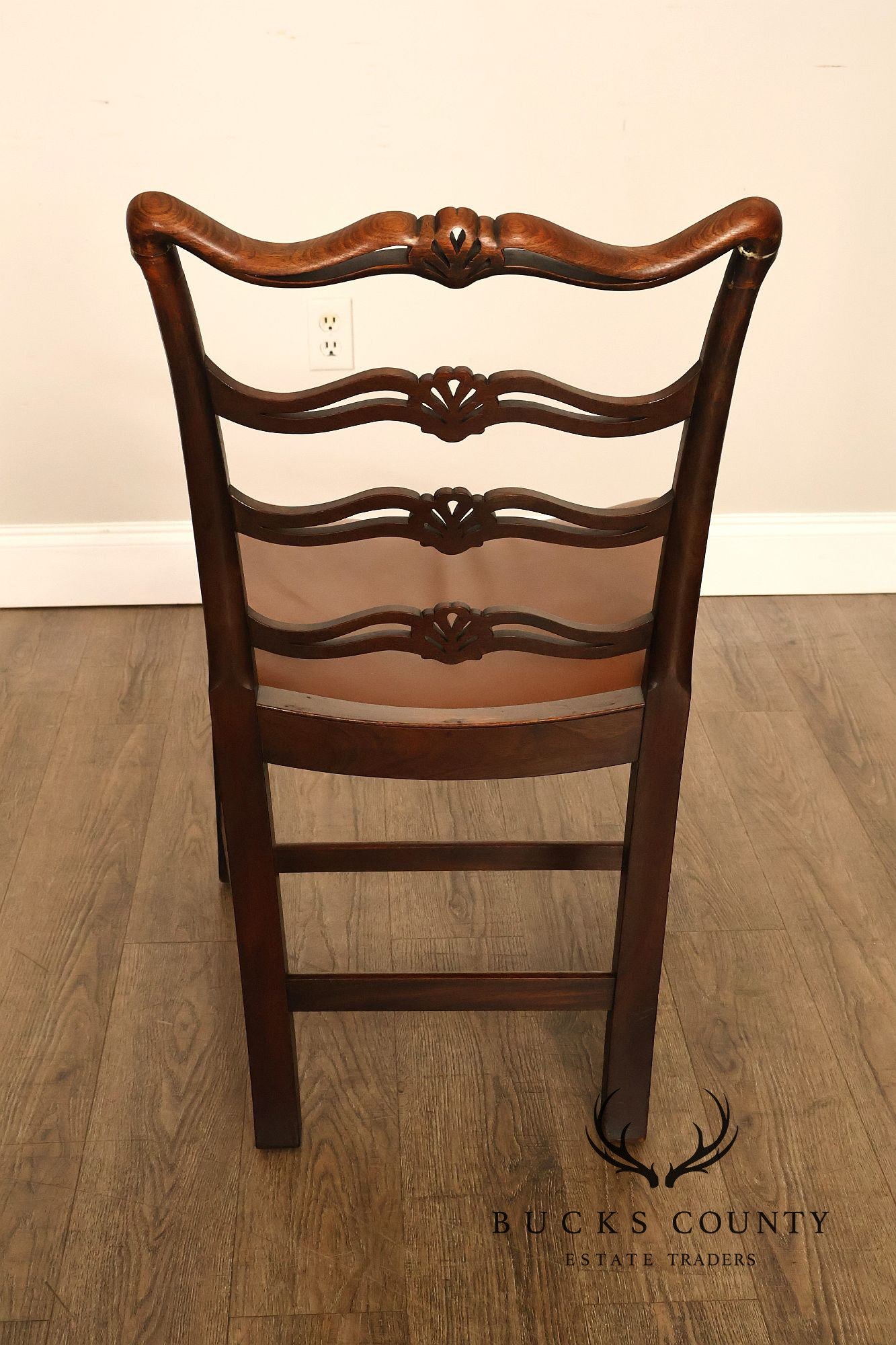Scottish Chippendale Style Set Of Twelve Ribbon Back Mahogany Dining Chairs