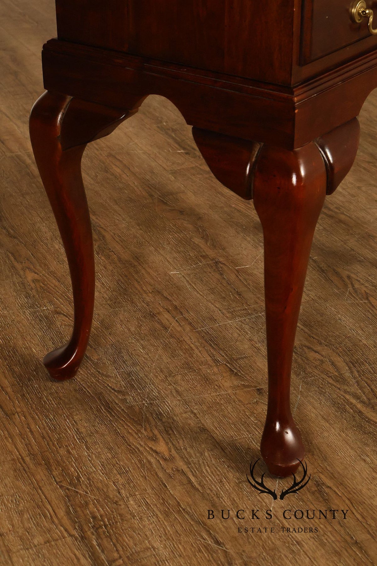 Chippendale Style Mahogany Four Drawer Silver Chest On Stand