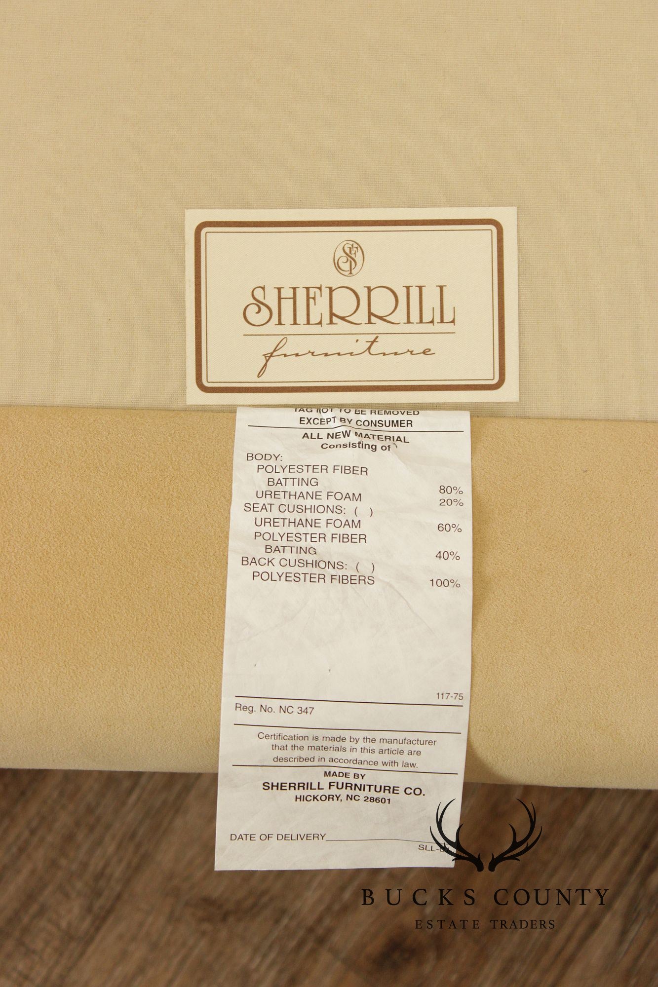 Sherrill Classic Modern Style Two-Piece Sectional Sofa