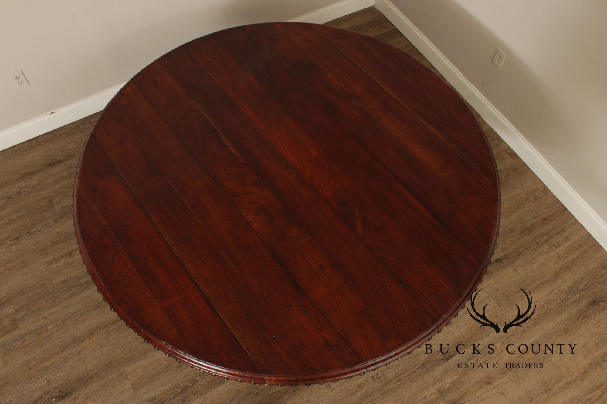 Spanish Revival Style 73" Round Dining Table