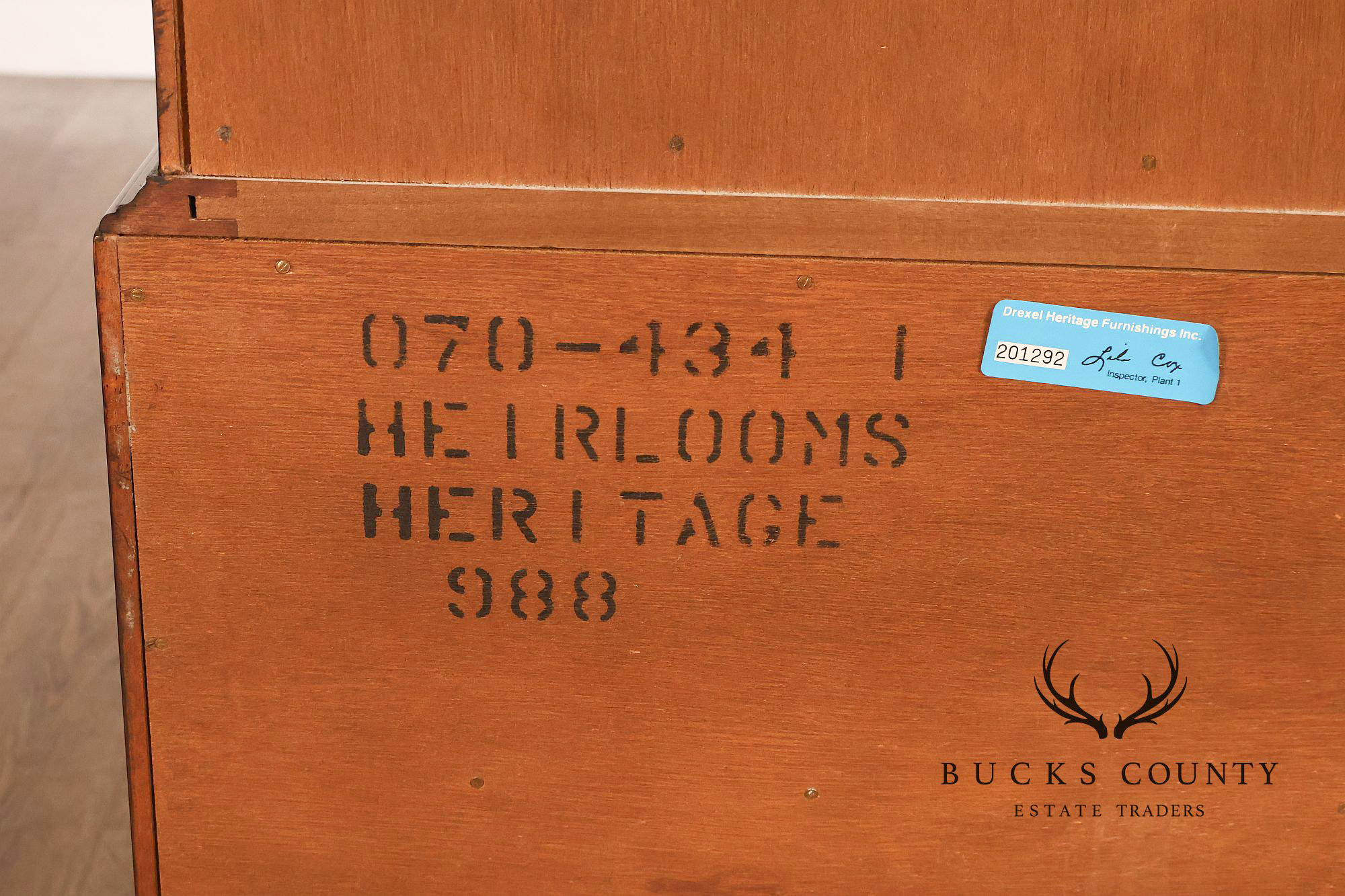 Drexel Heritage Chippendale Style Mahogany Eight Drawer Tall Chest