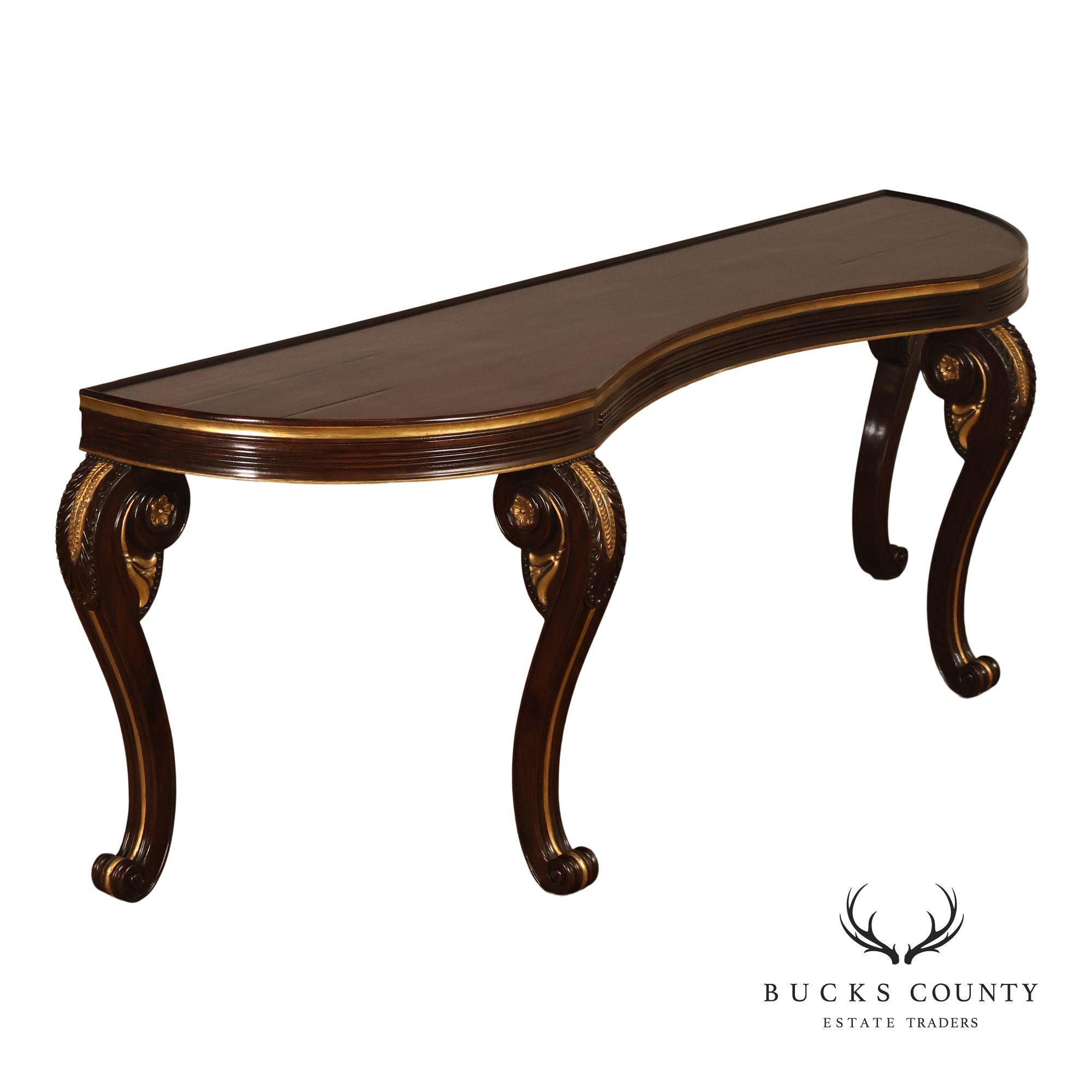 Dessin Fournir Chatsworth Mahogany & Giltwood Console Table