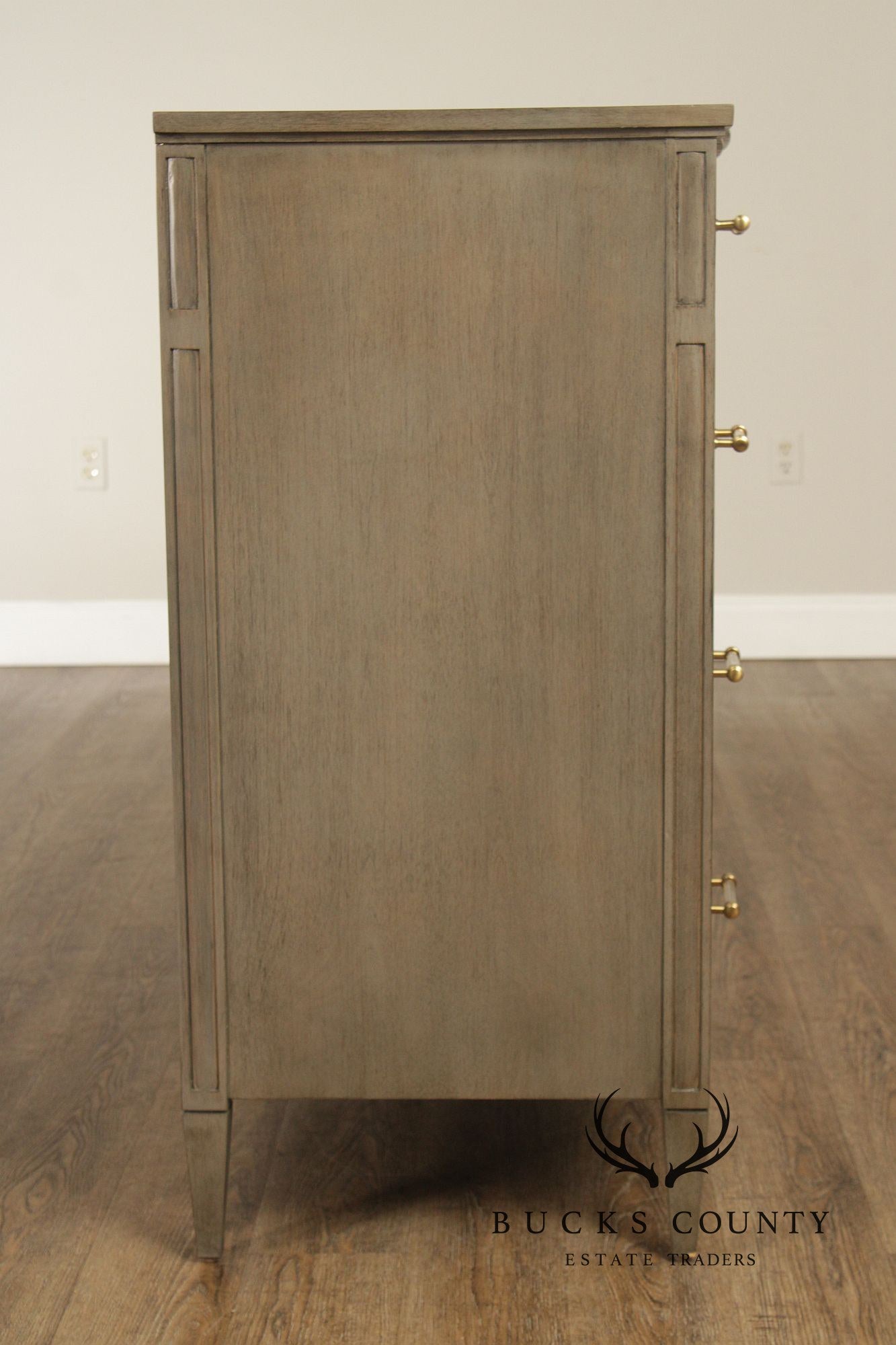 Stanley Furniture Mulholland Collection Gray Media Chest