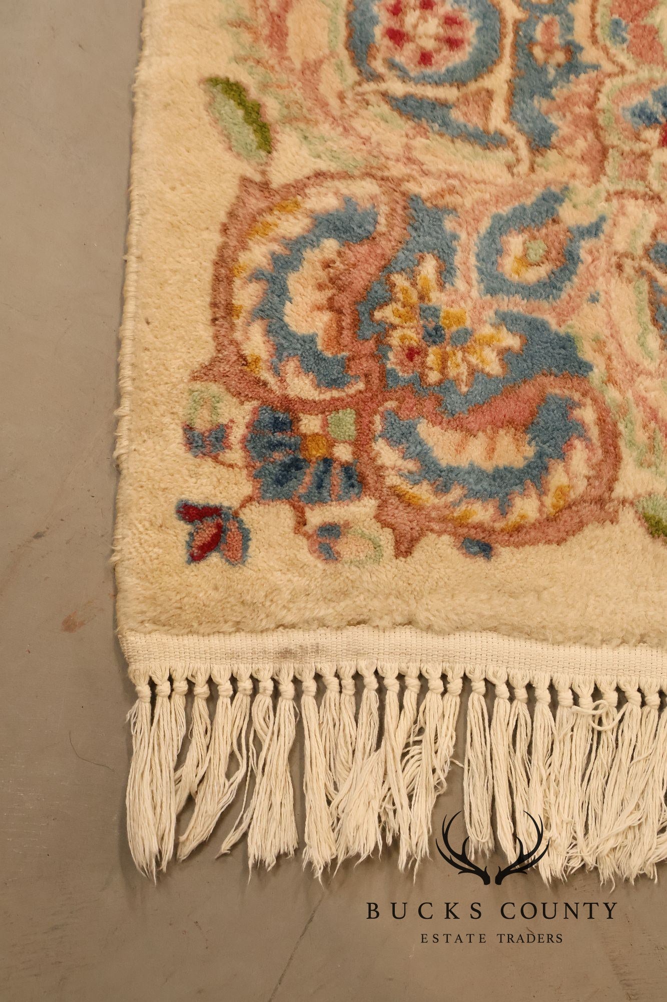 Kirmin Pattern Large Hand Tied 11' x 18' Fringed Area Rug