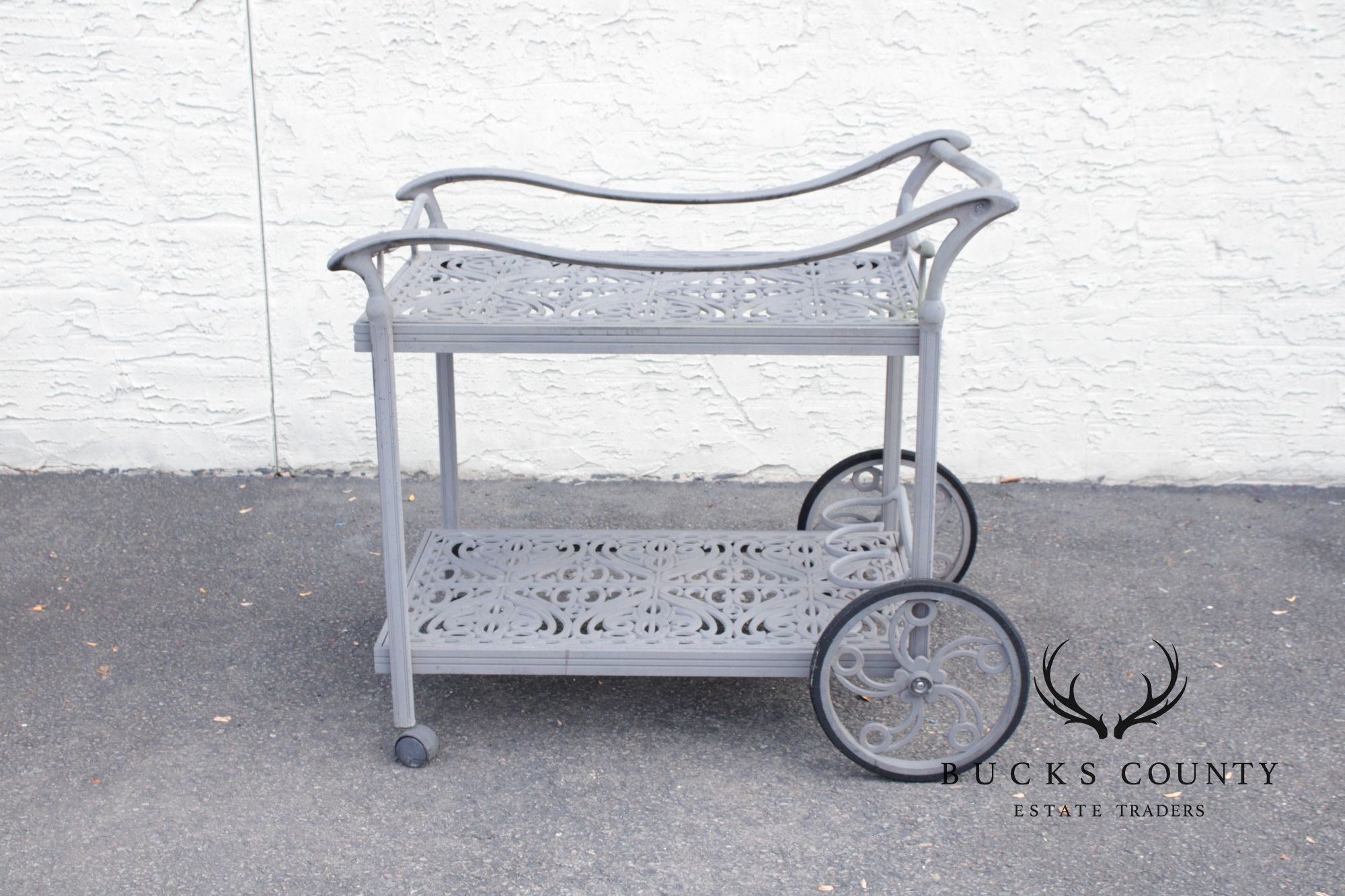 Hanamint 'Tuscany' Cast Aluminum Outdoor Bar Cart