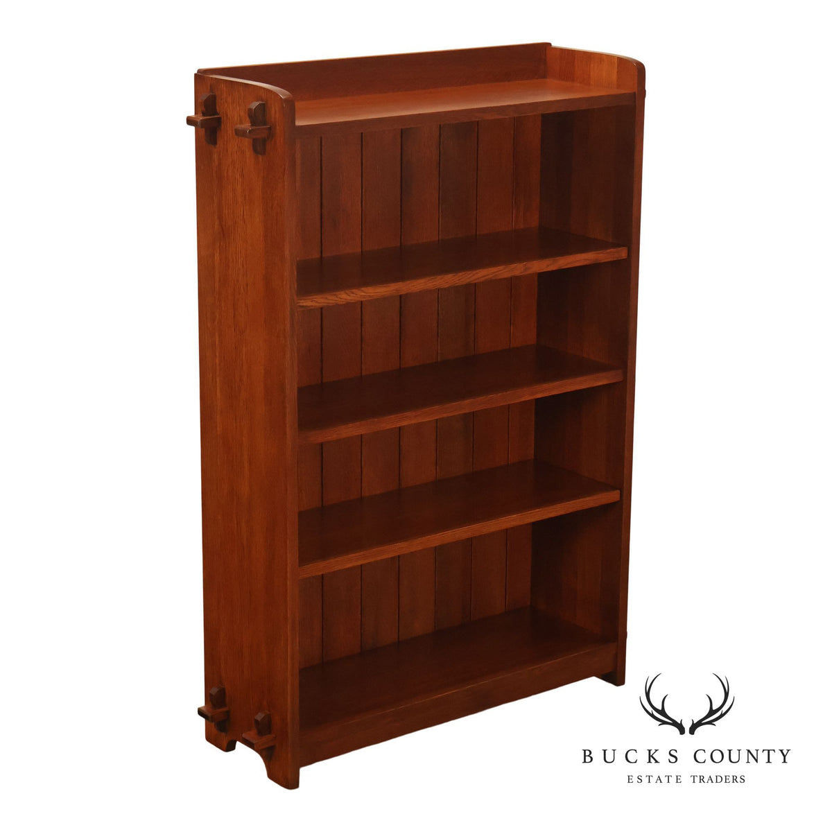 Stickley Mission Collection Oak Open Bookcase