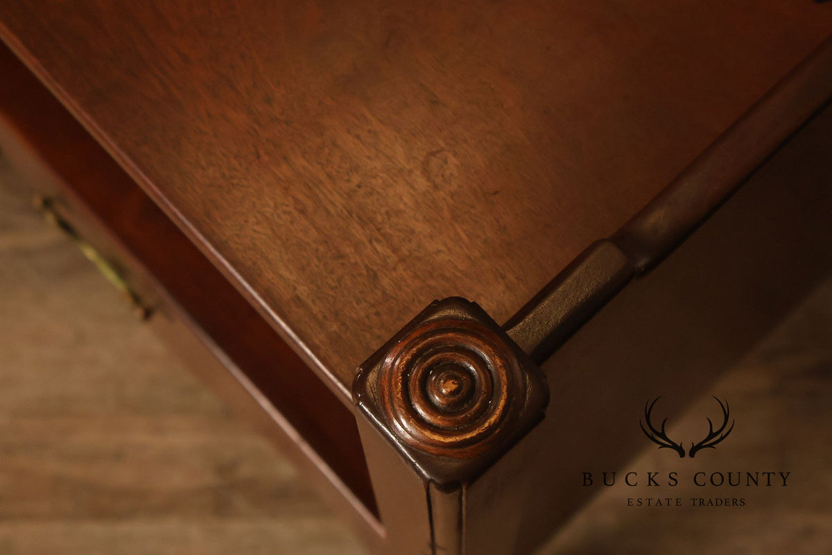 Custom Made Traditional One-Drawer Bedside Nightstand By Mark A. Krebs