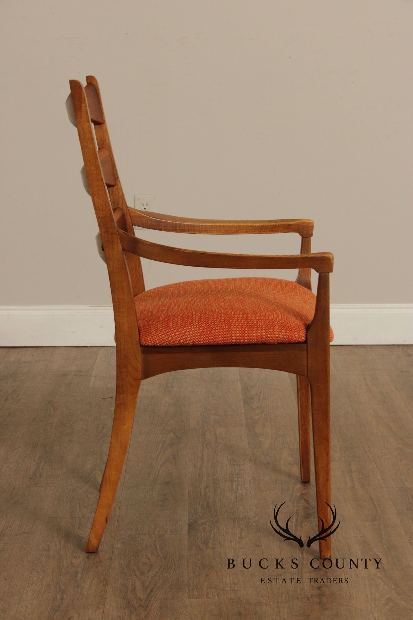 Lane 'Rhythm' Set of Six Mid Century Walnut Dining Chairs