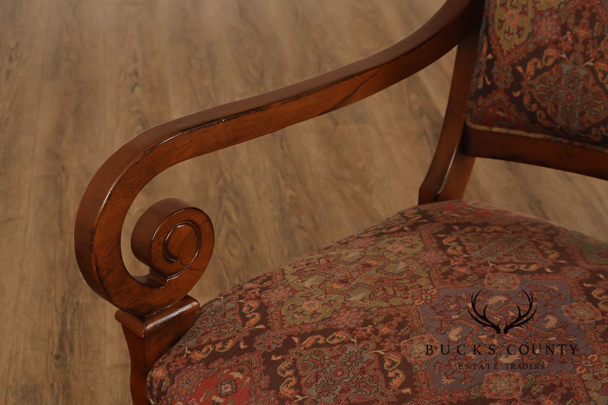 Hickory Chair Pair of Charles X Style Armchairs