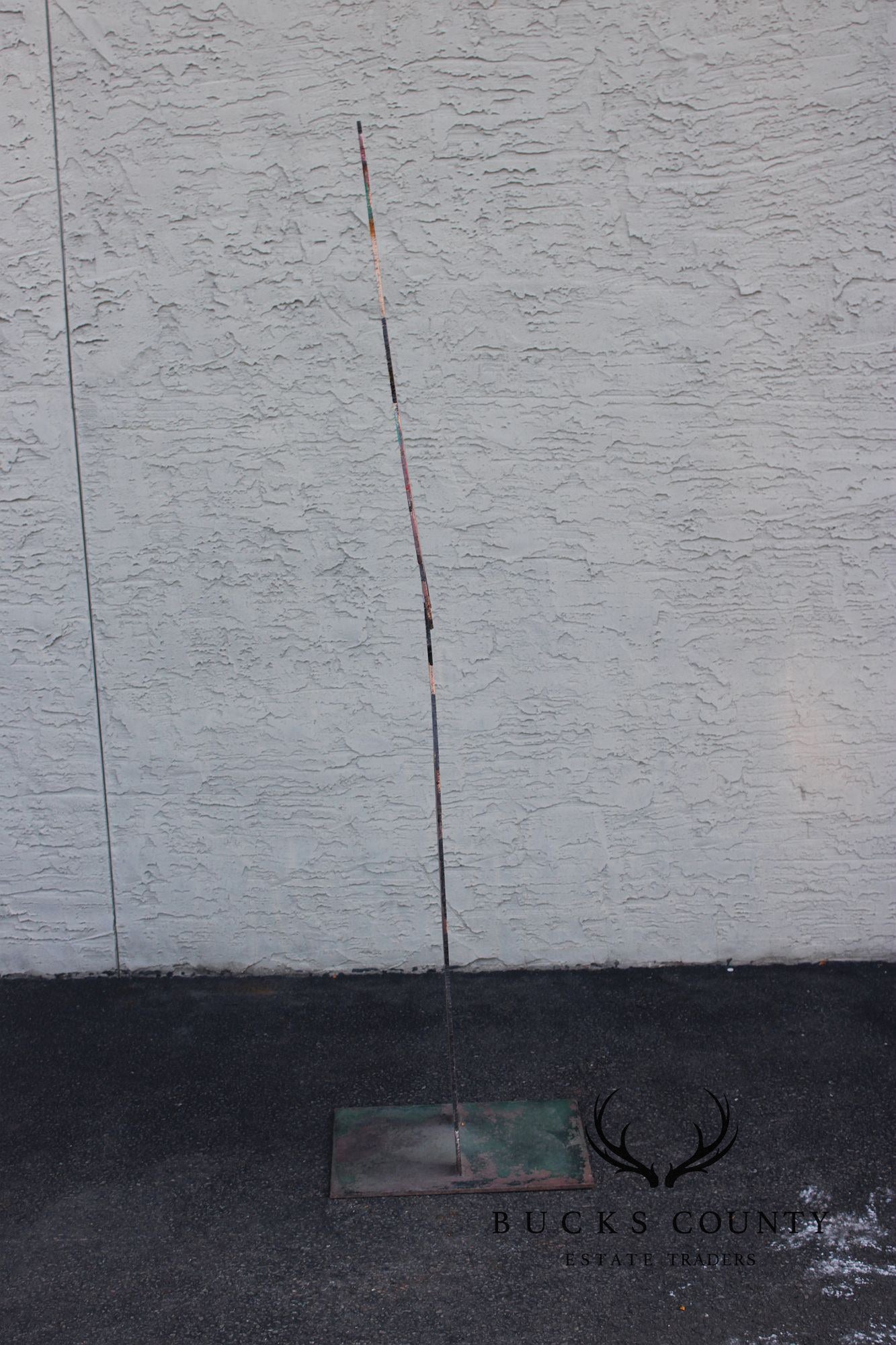 Raymond Rocklin Painted Metal Abstract Sculpture