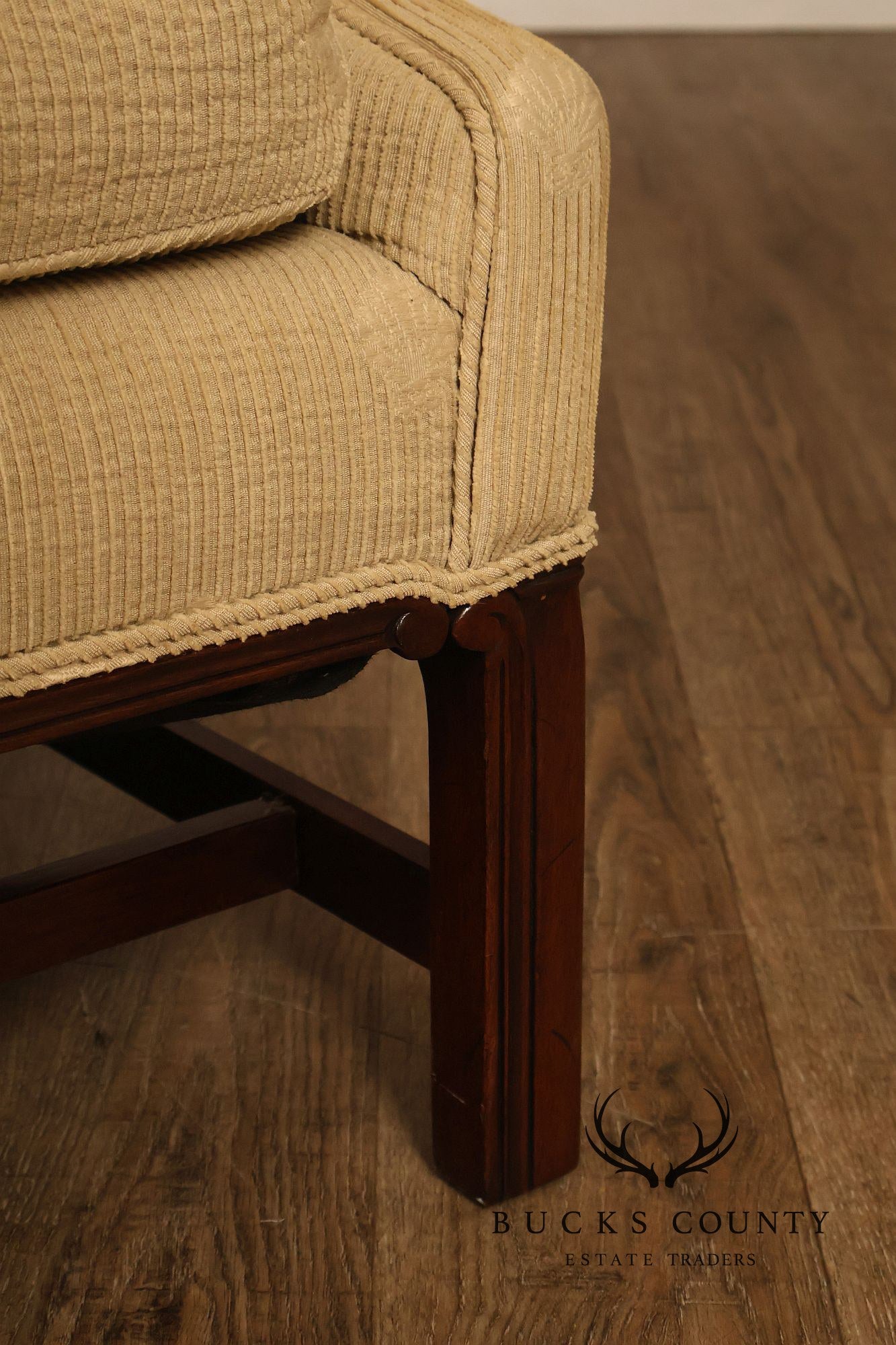 Chippendale Style Mahogany Frame Sofa