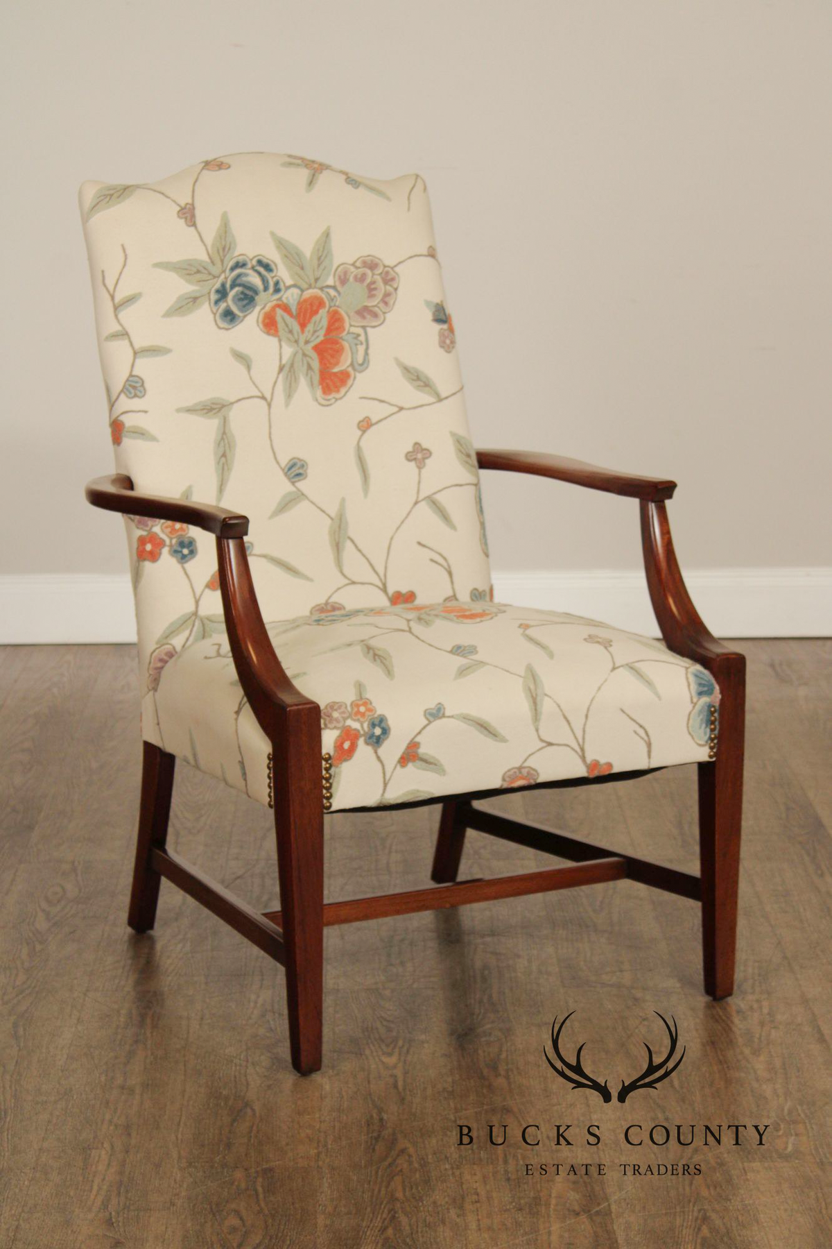 Statesville Ross Traditional Upholstered Pair of Lolling Chairs
