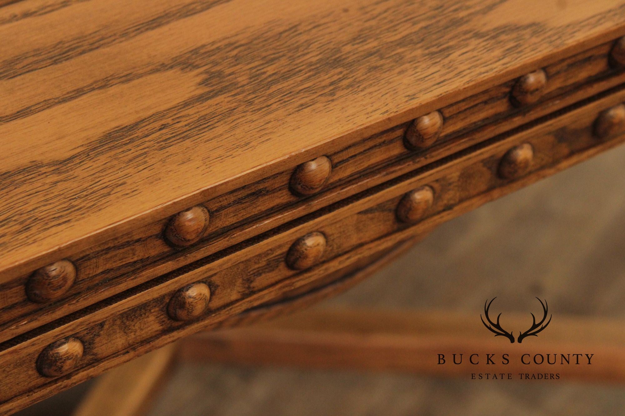 Romweber Viking Oak Draw-Leaf Dining Table