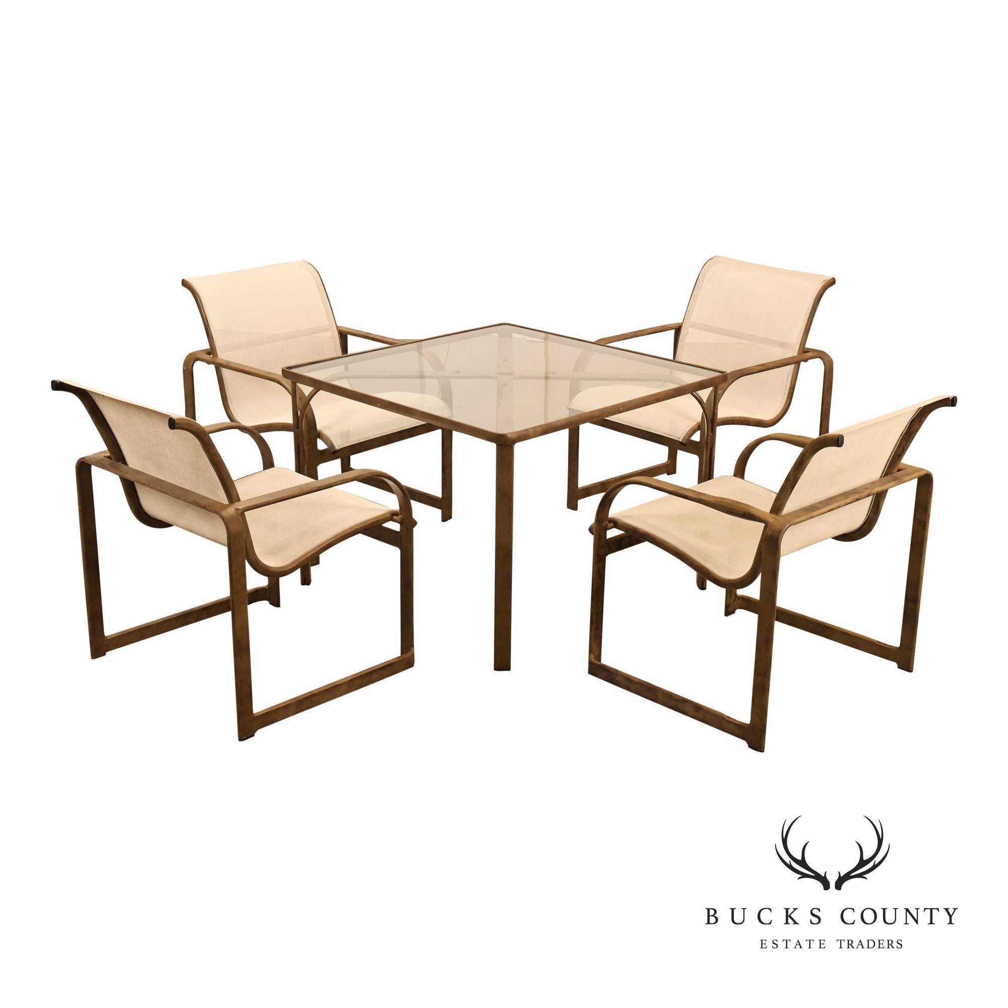Brown Jordan Quantum Outdoor Patio Five-Piece Dining Set