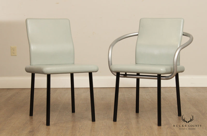 Knoll Ettore Sottsass Set of 10 Mandarin Dining Chairs
