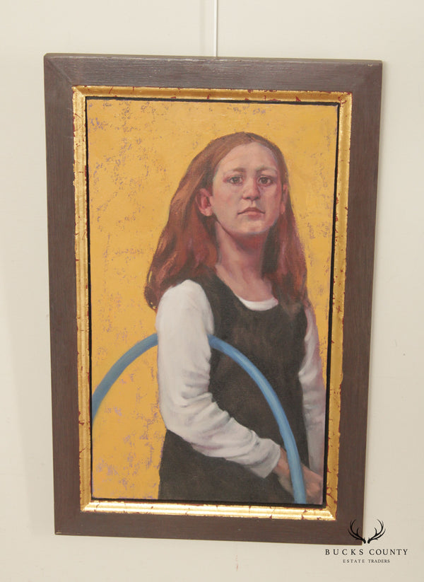 Katherine Fraser 'The Only Child' Portrait Original Painting