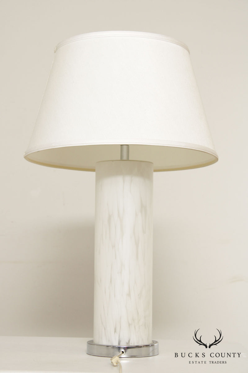 Mid Century Modern Art Glass Table Lamps