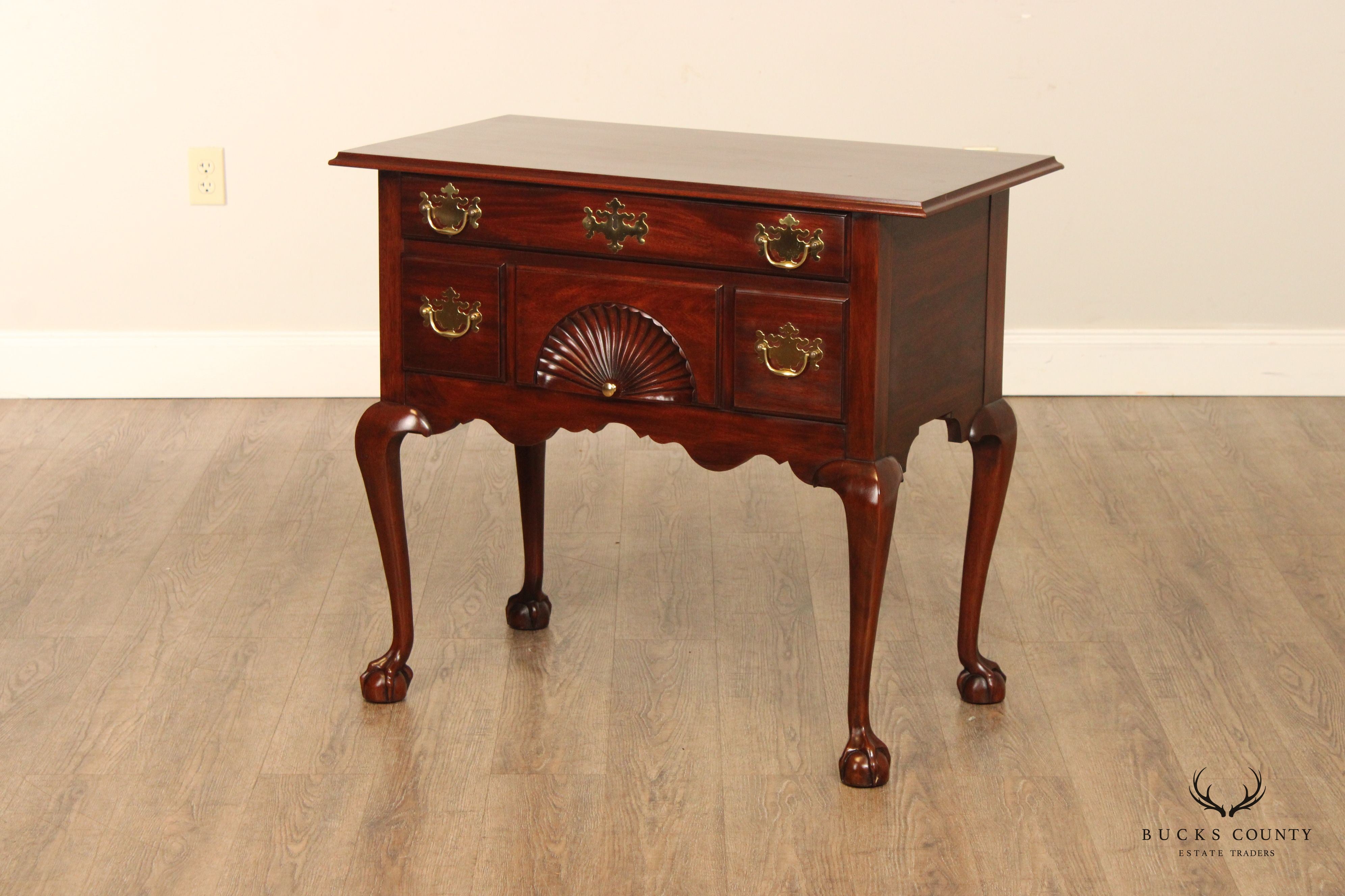 Henkel Harris SPNEA Chippendale Style Mahogany Lowboy