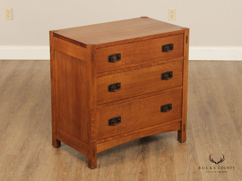 Stickley Mission Collection Oak Three-Drawer Chest