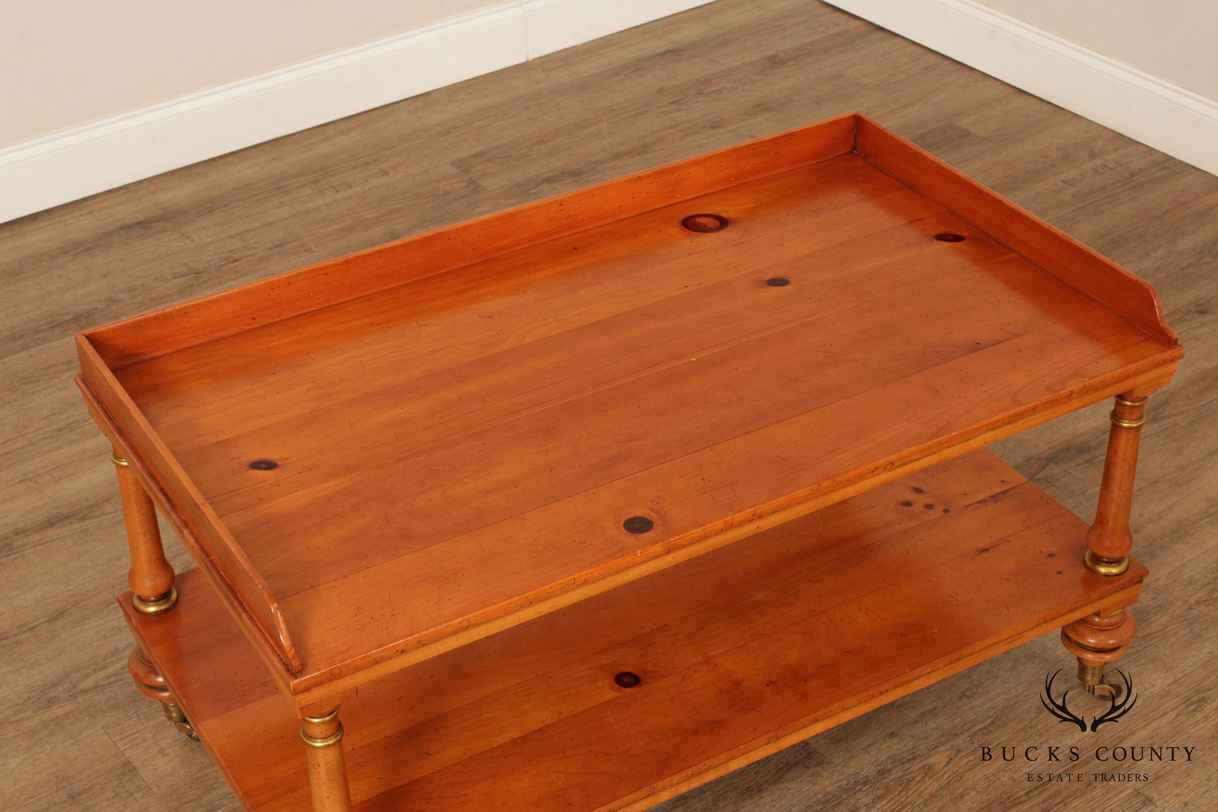 Baker Historic Charleston Reproductions Pine Coffee Table