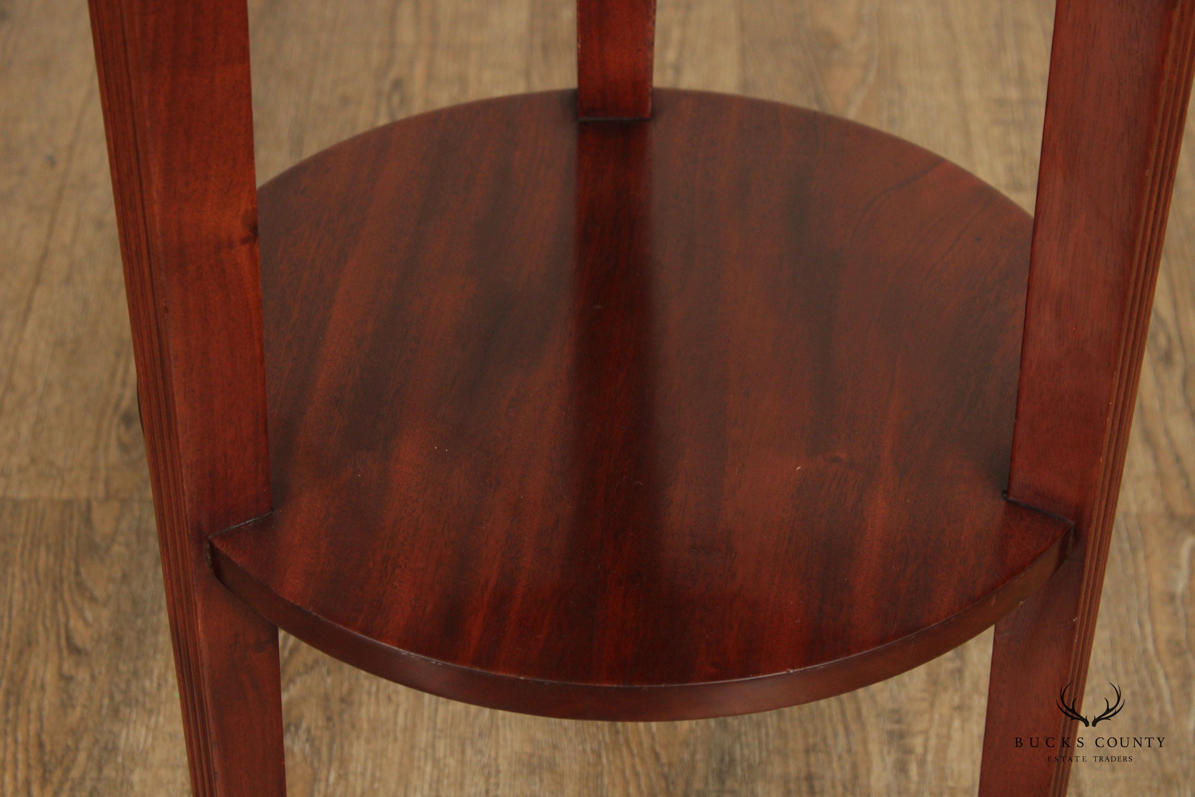 Art Deco Two-Tier Mahogany Side Table