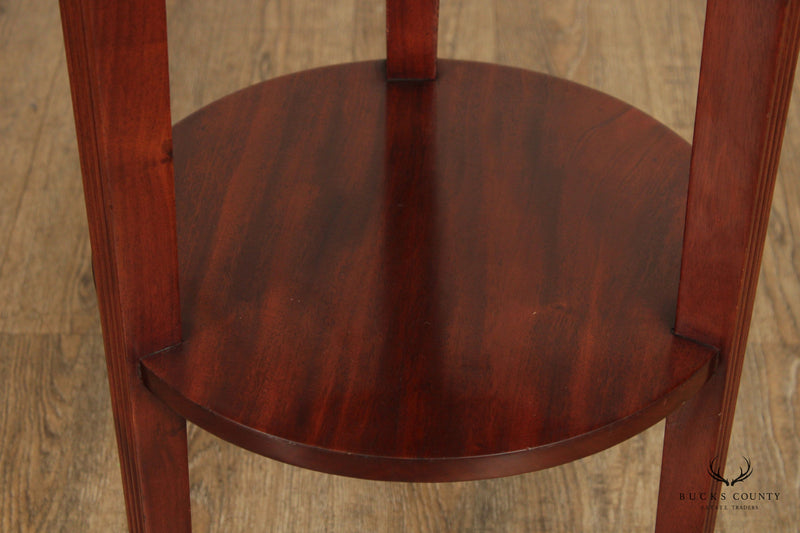 Art Deco Two-Tier Mahogany Side Table