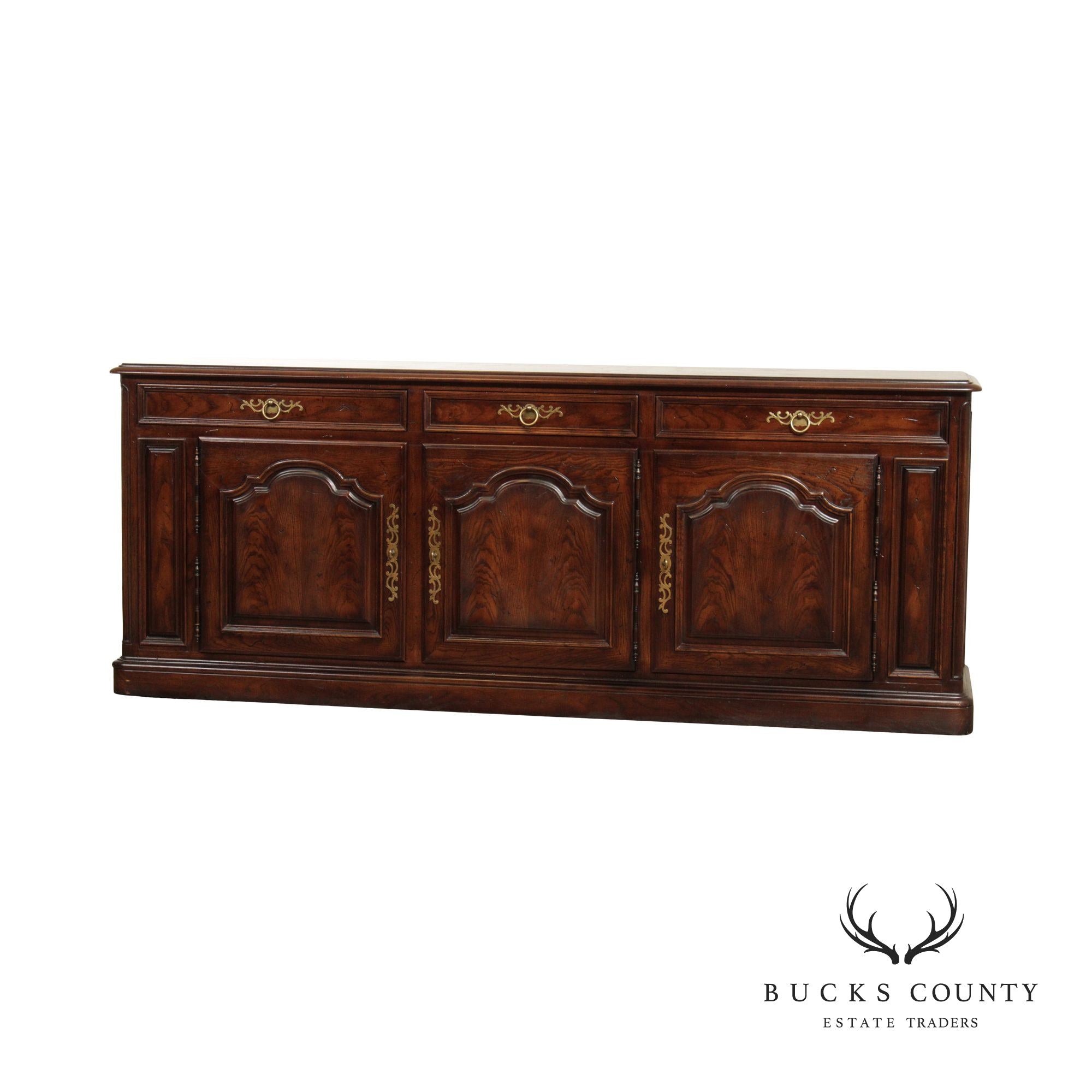 Henredon Four Centuries Collection Oak Sideboard Credenza