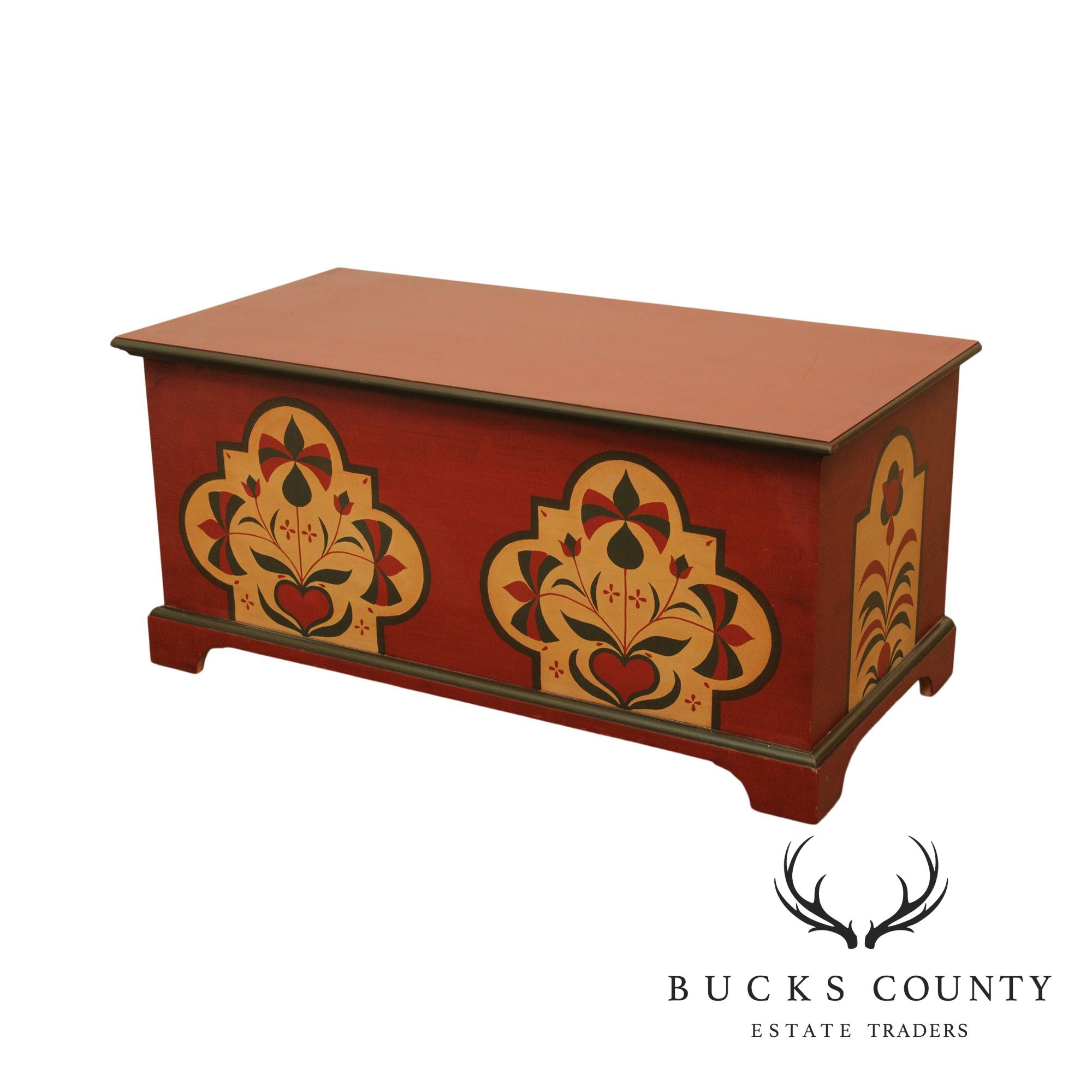 Hand Painted Lehigh County Blanket Chest