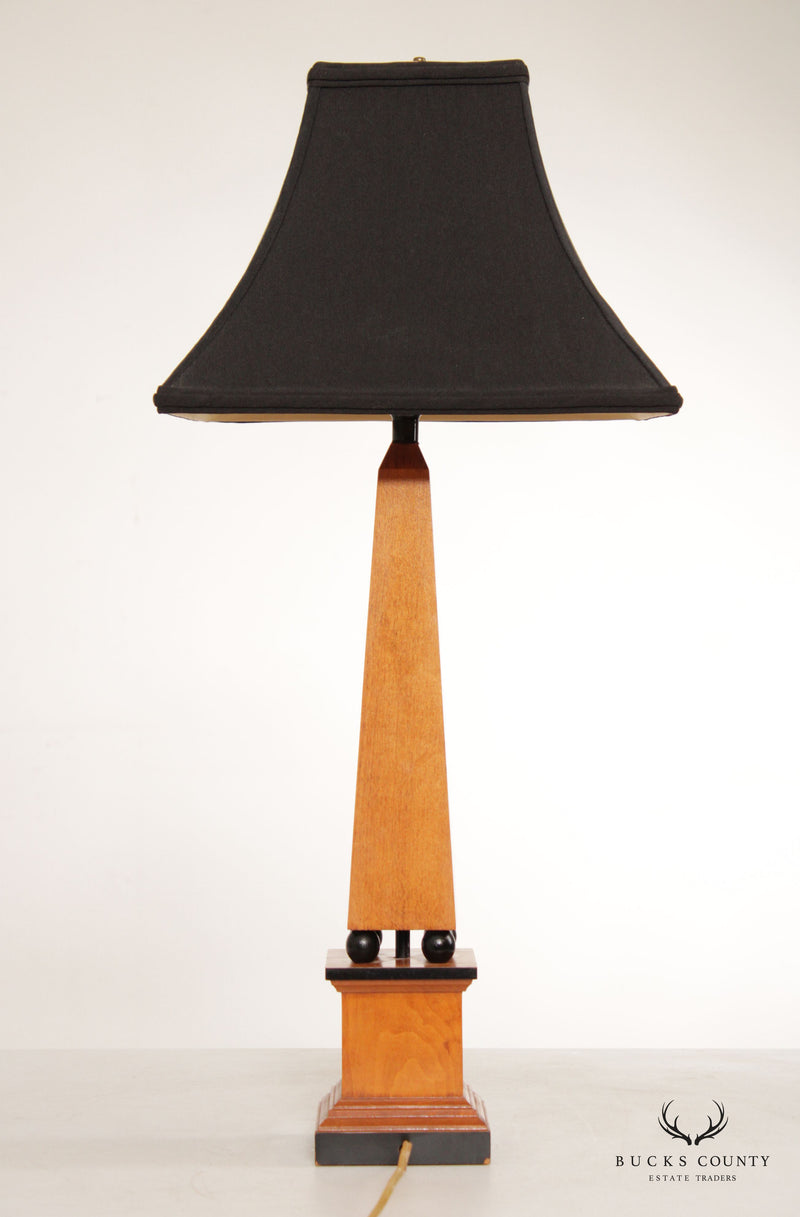 Neoclassical Modern Obelisk Table Lamp
