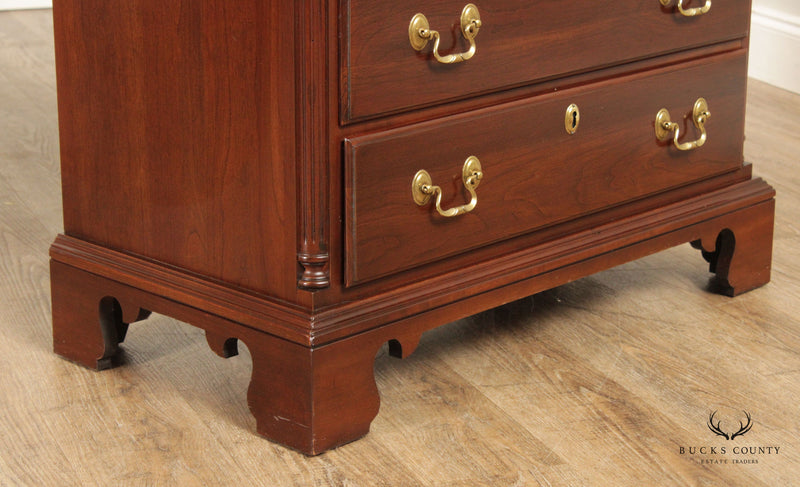 Ethan Allen Chippendale Style Cherry Chest of Drawers