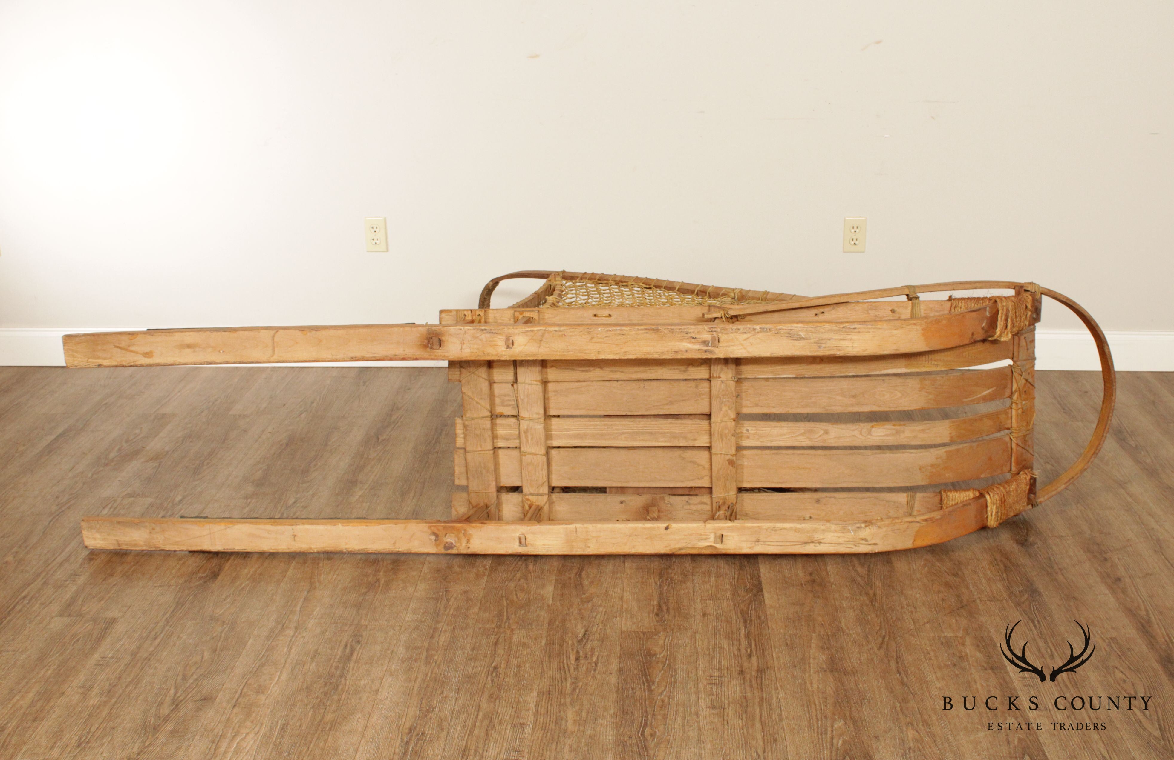 Vintage Adirondacks Wooden Dog Sled