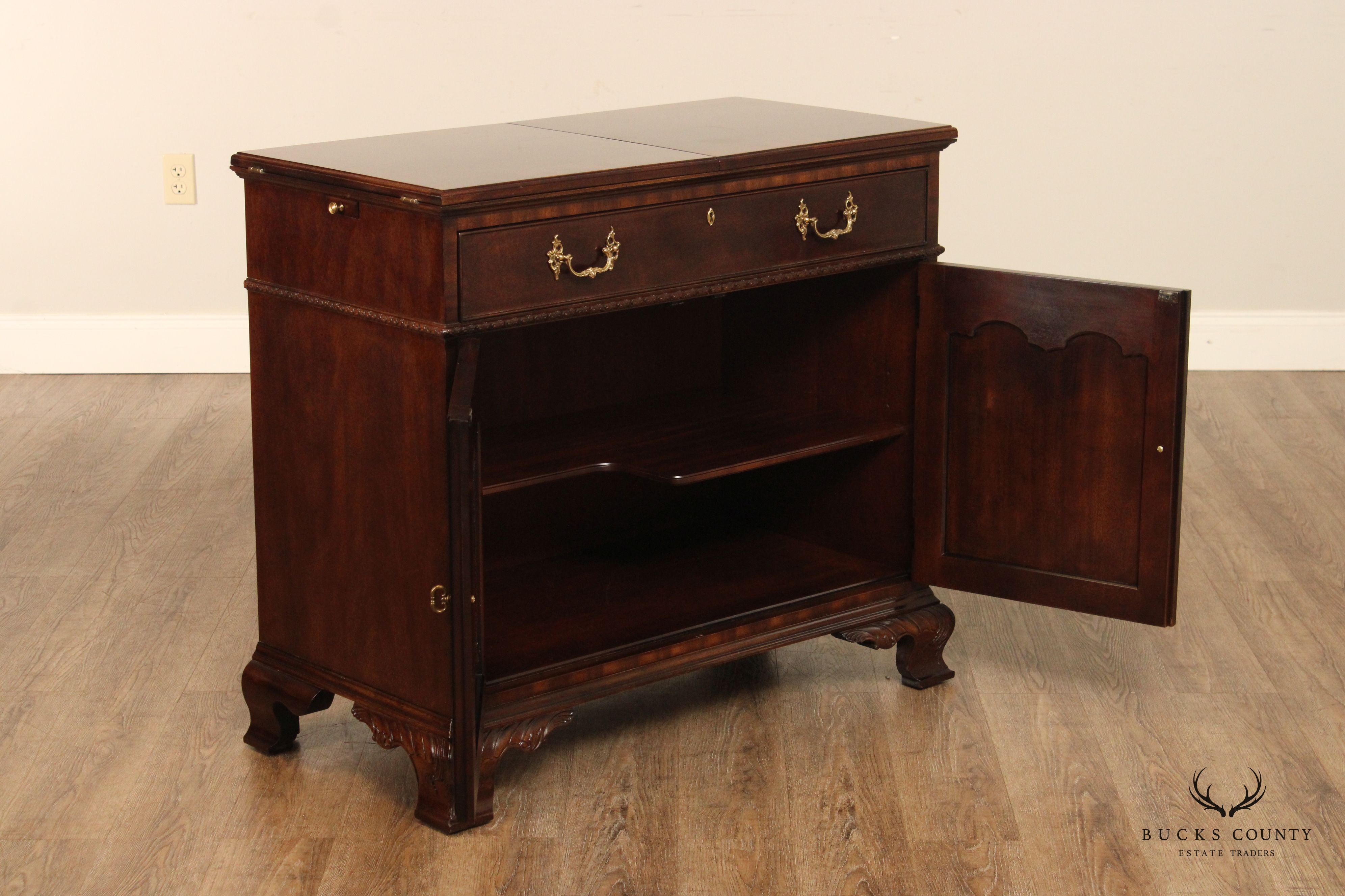 Henredon Rittenhouse Square Collection Mahogany Flip Top Server