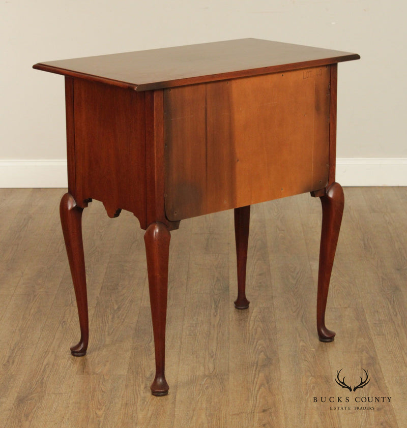 Hickory Chair Queen Anne Style Mahogany Lowboy