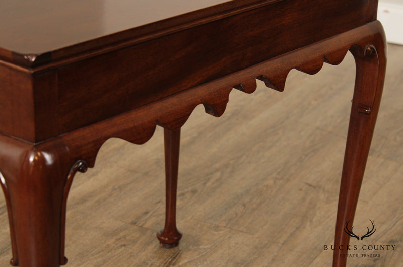 Stickley Colonial Williamsburg Reserve Collection Mahogany Queen Anne Tea Table