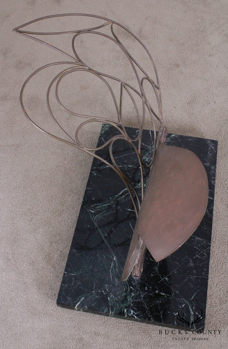 Postmodern Bronze Abstract Sculpture