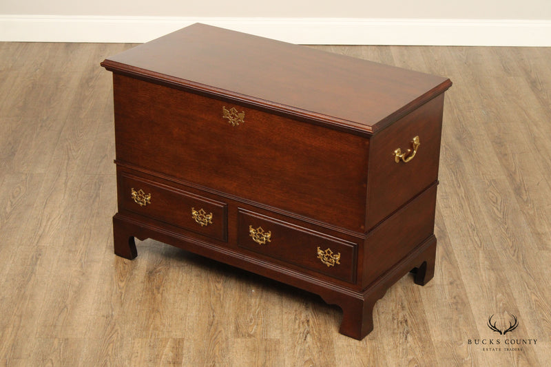 Chippendale Style Mahogany and Cedar Blanket Chest