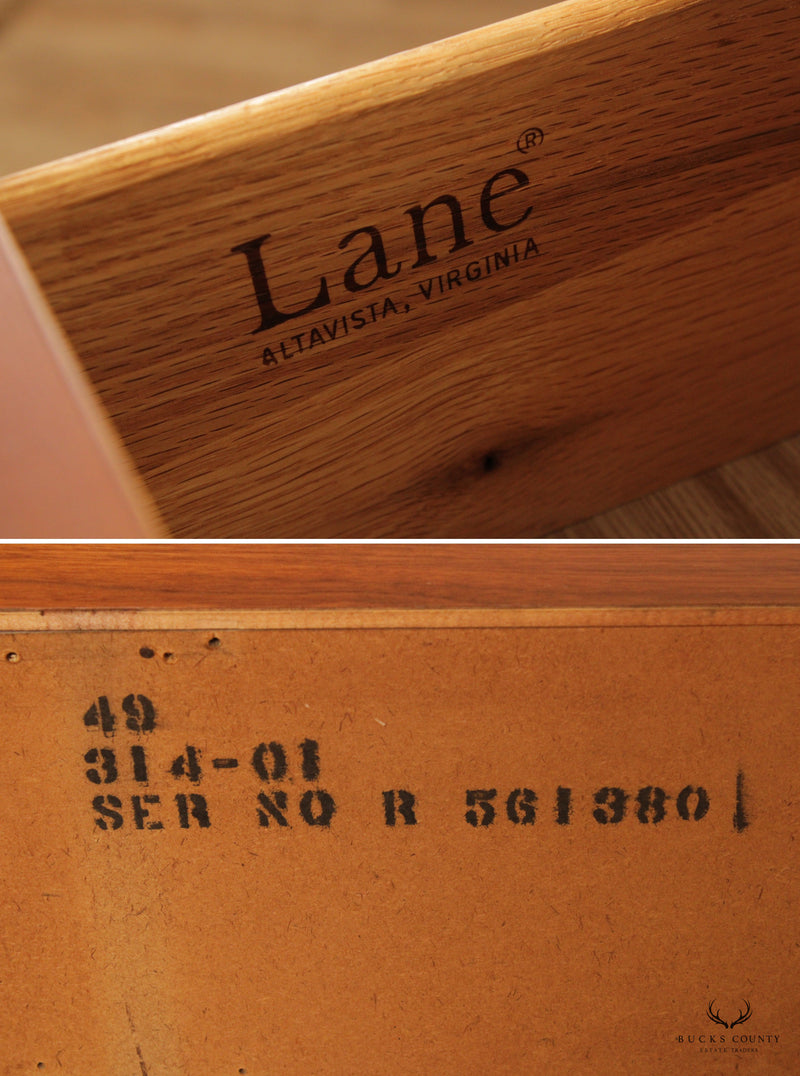 Lane Mid Century Modern Walnut Acclaim Long Dresser
