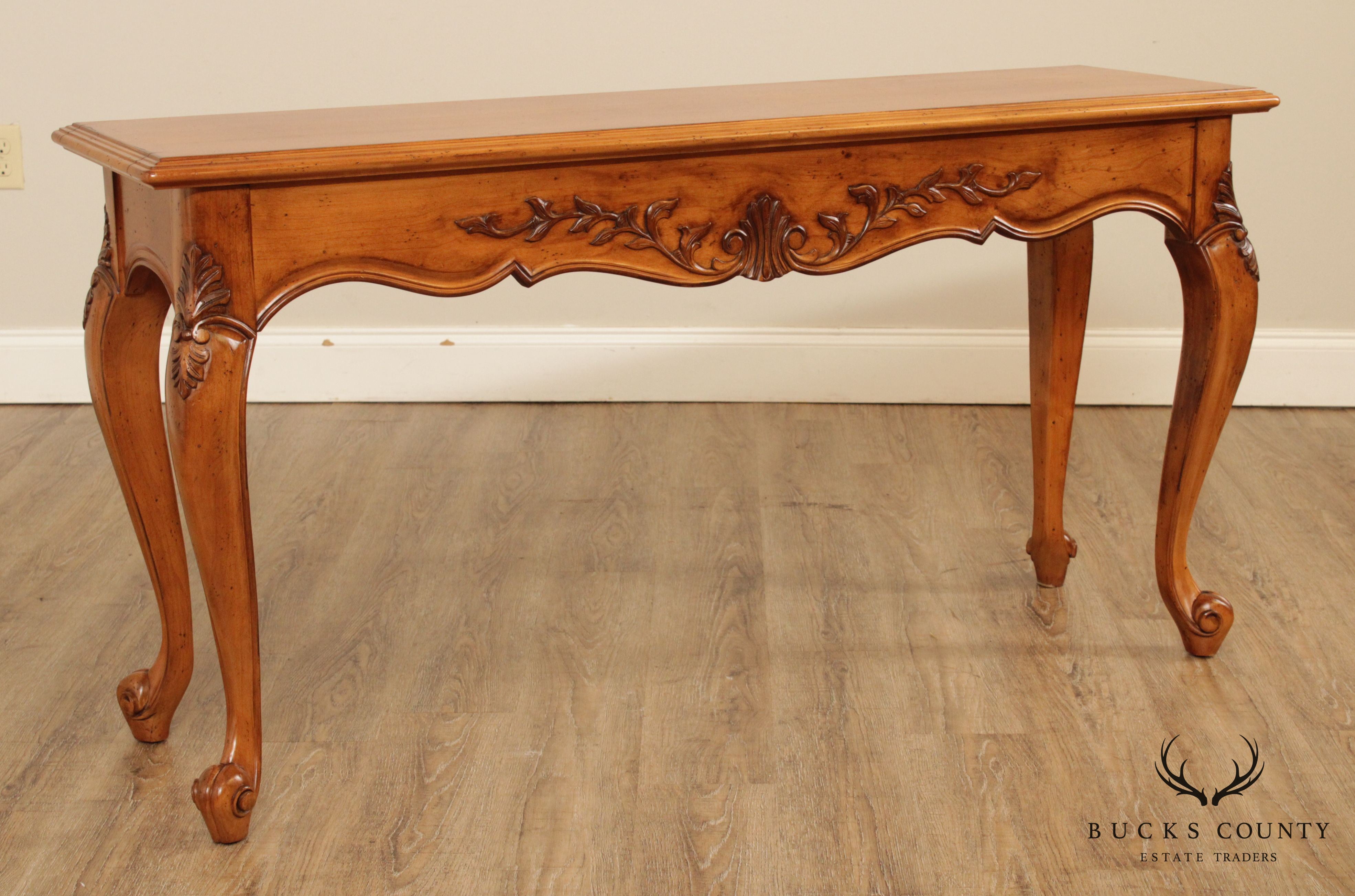 French Country Style 54 Inch Console Table