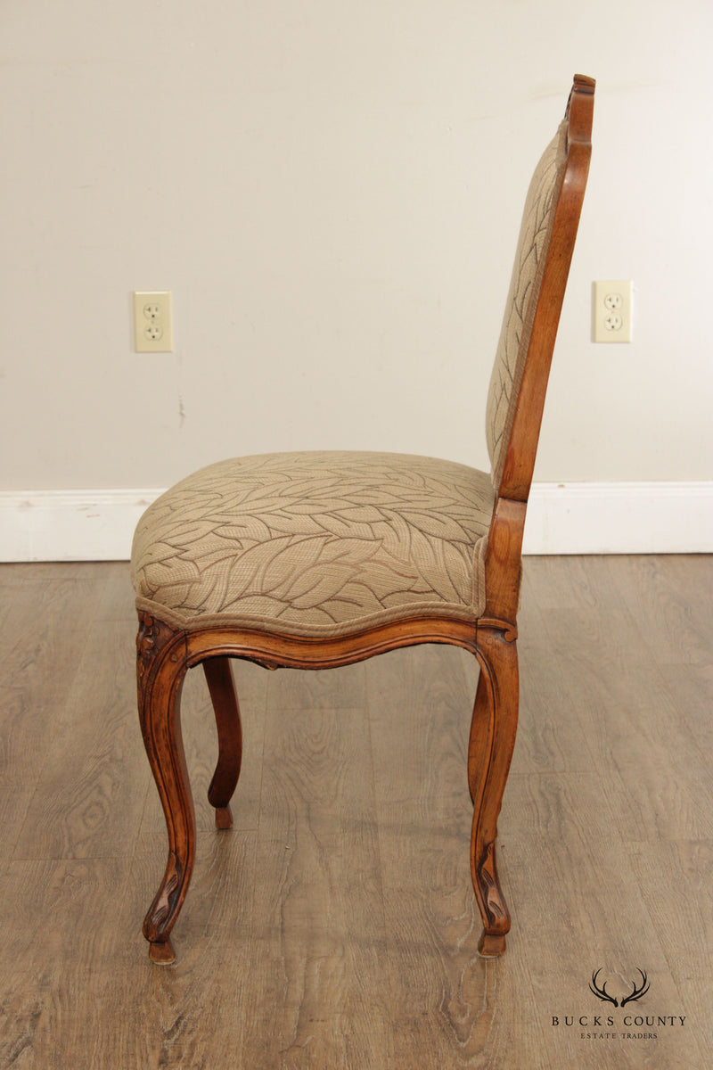 Quality French Louis XV Style Custom Upholstered Side Chair